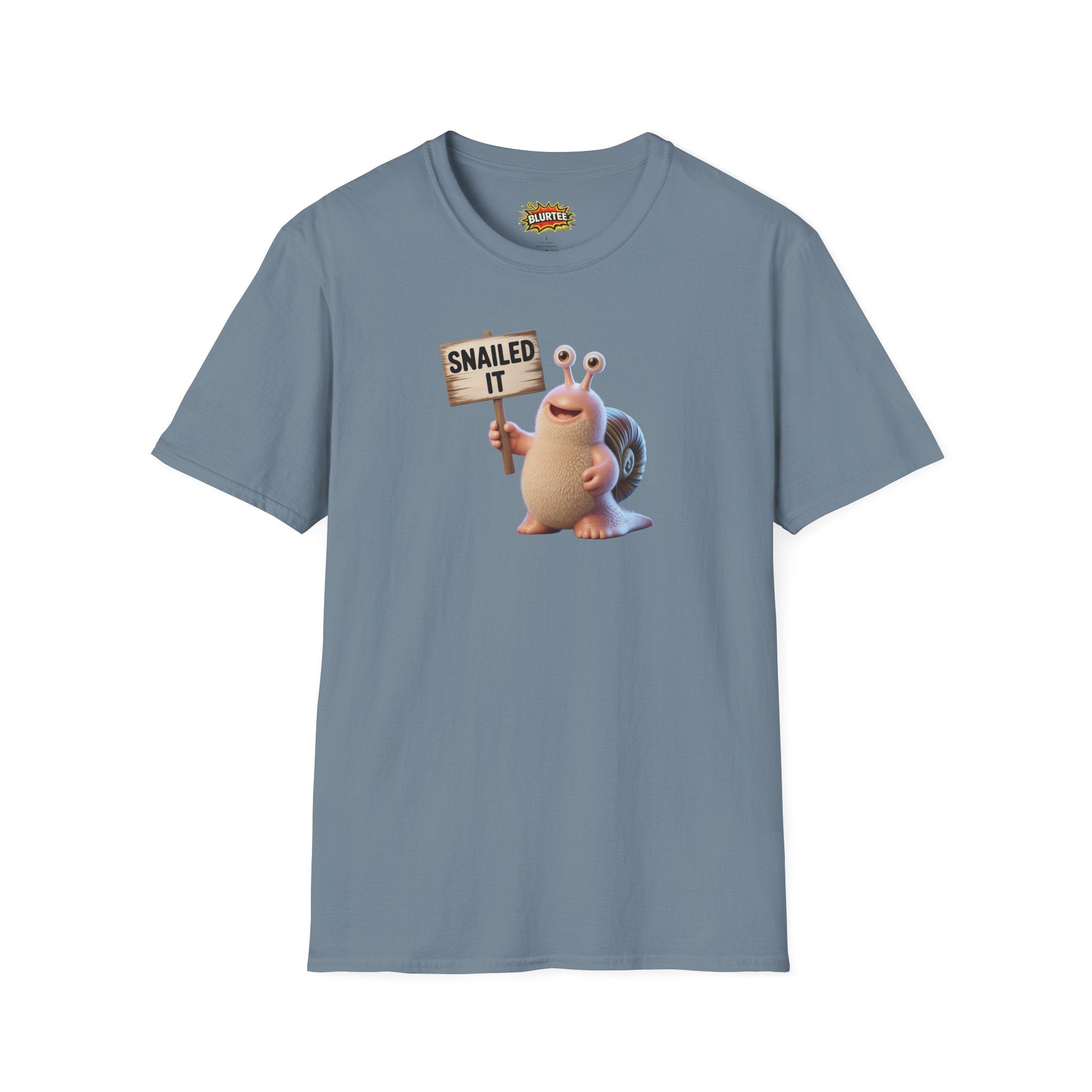 Snailed It (Nailed It) Funny Shirt | Funny Snail Shirt | Sarcastic Animal Tee | Unisex Graphic Tee | BLURTee