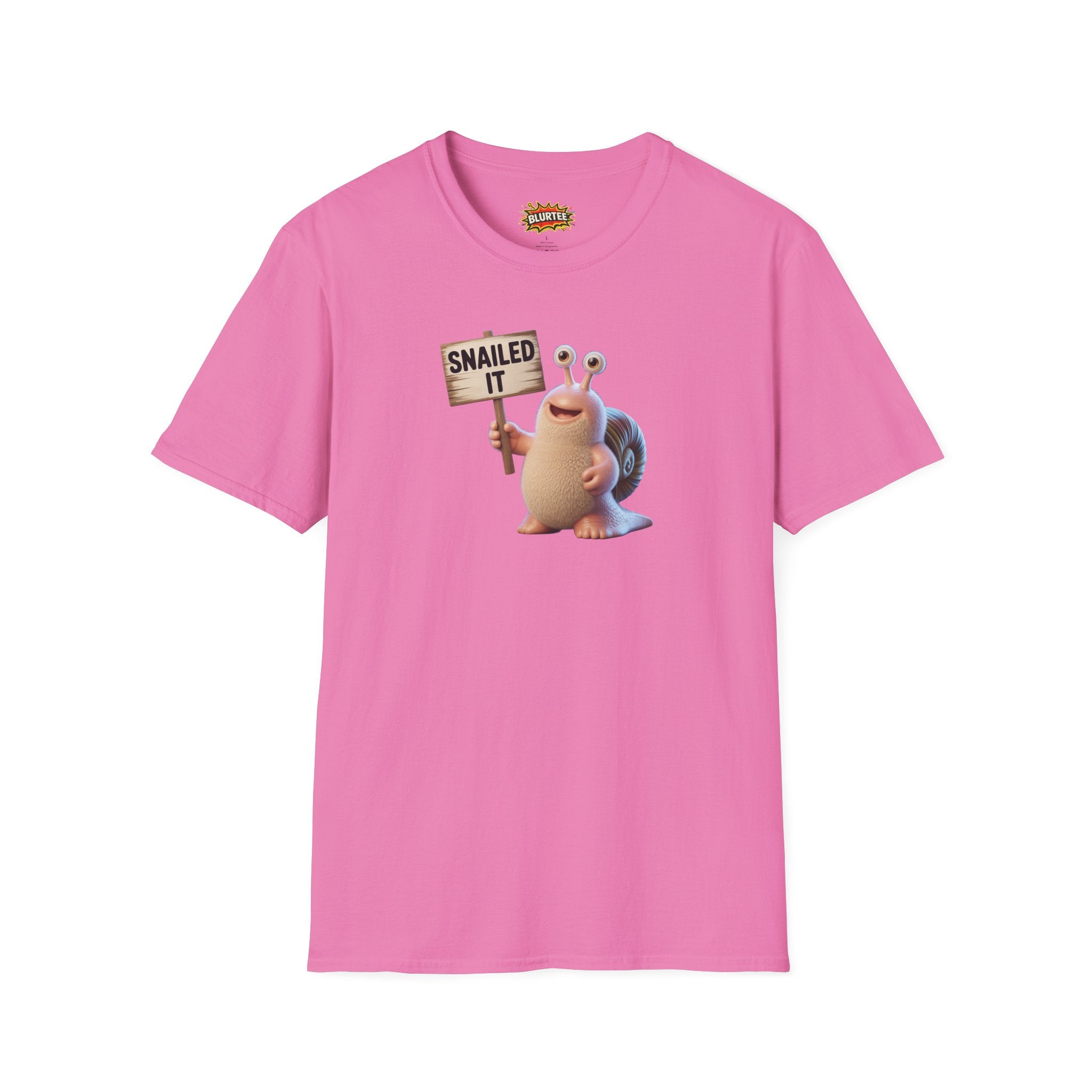 Snailed It (Nailed It) Funny Shirt | Funny Snail Shirt | Sarcastic Animal Tee | Unisex Graphic Tee | BLURTee