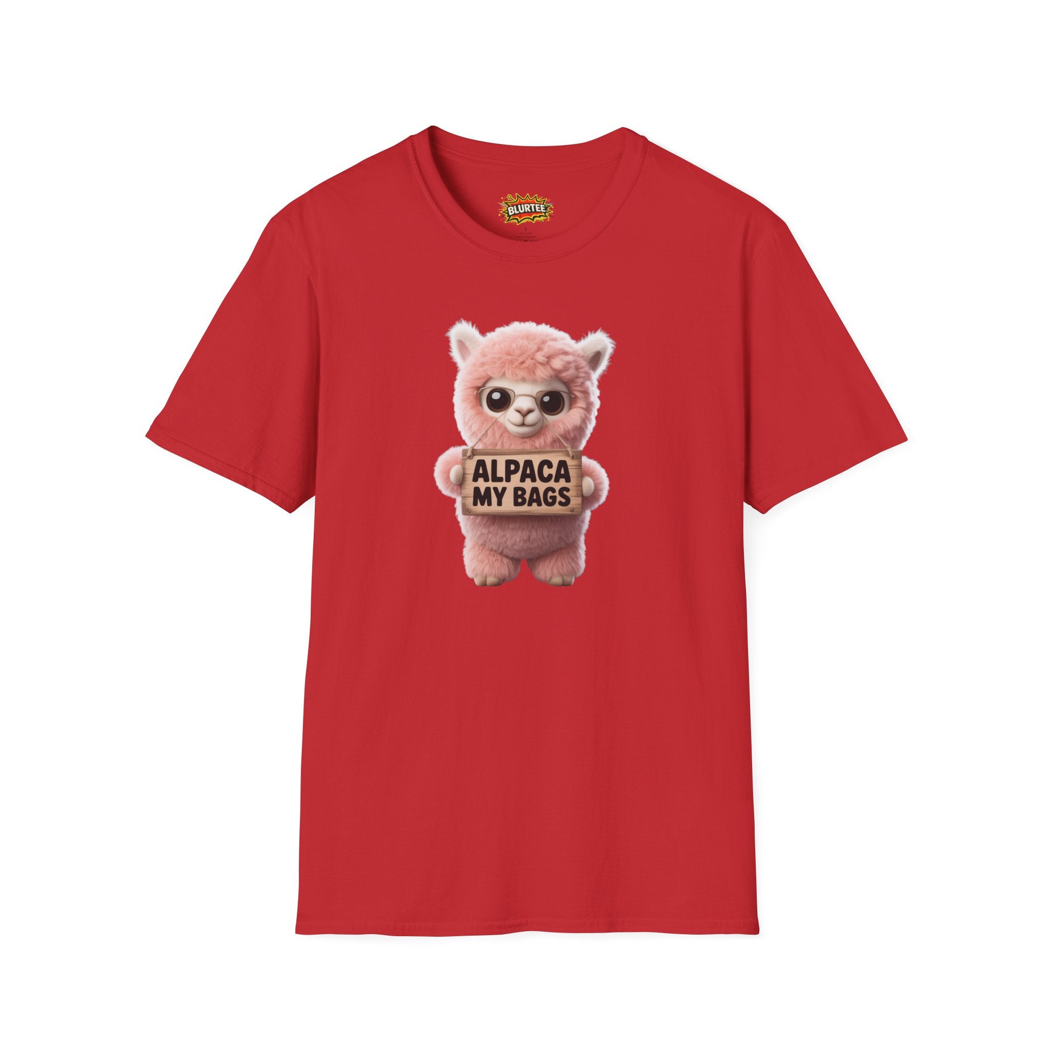Alpaca My Bags (Pack My Bags) Funny Shirt | Funny Alpaca Shirt | Sarcastic Pun Tee | Unisex Graphic Tee | BLURTee