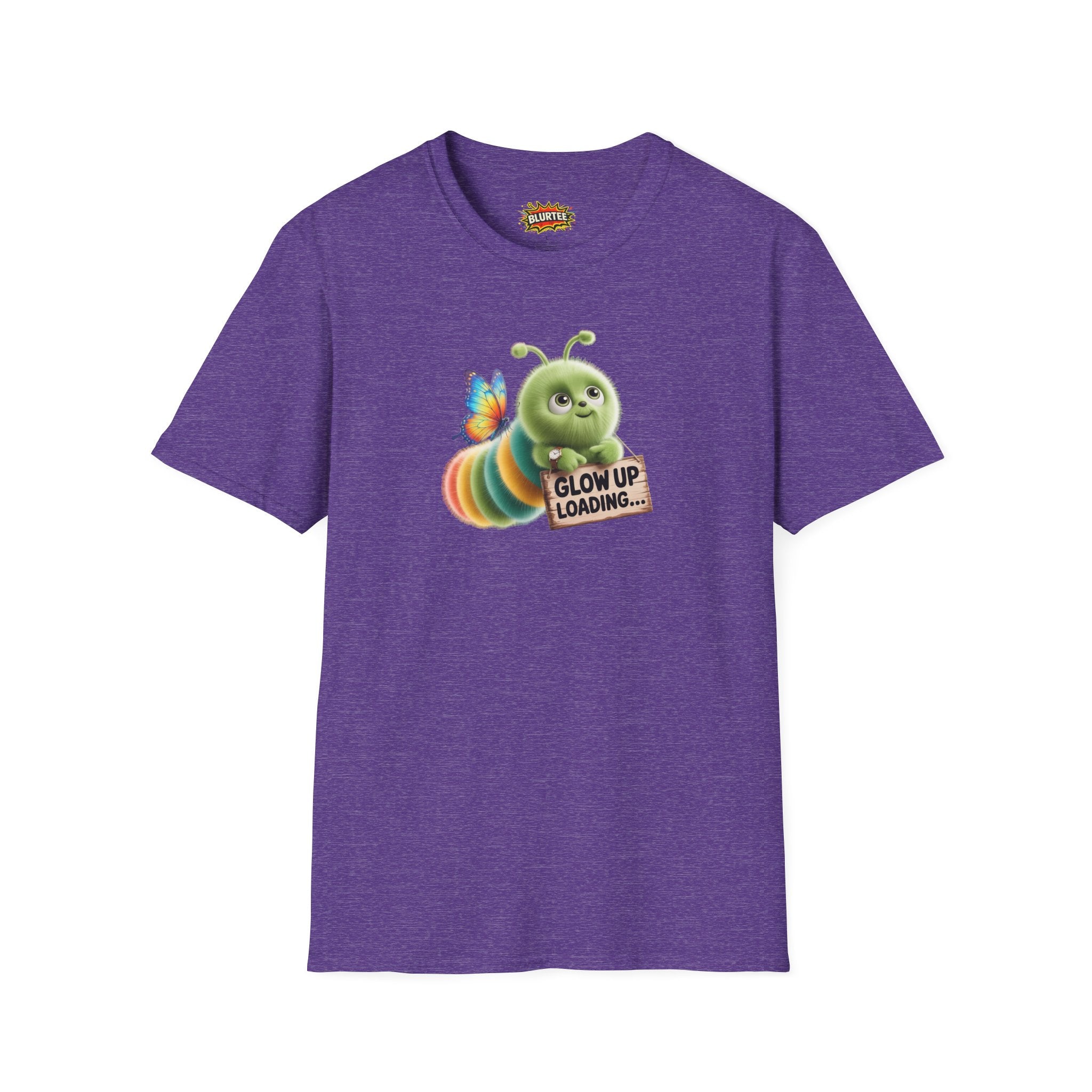 Glow Up Loading (Glow Up) Funny Shirt | Funny Caterpillar Shirt | Sarcastic Animal Tee | Unisex Graphic Tee | BLURTee