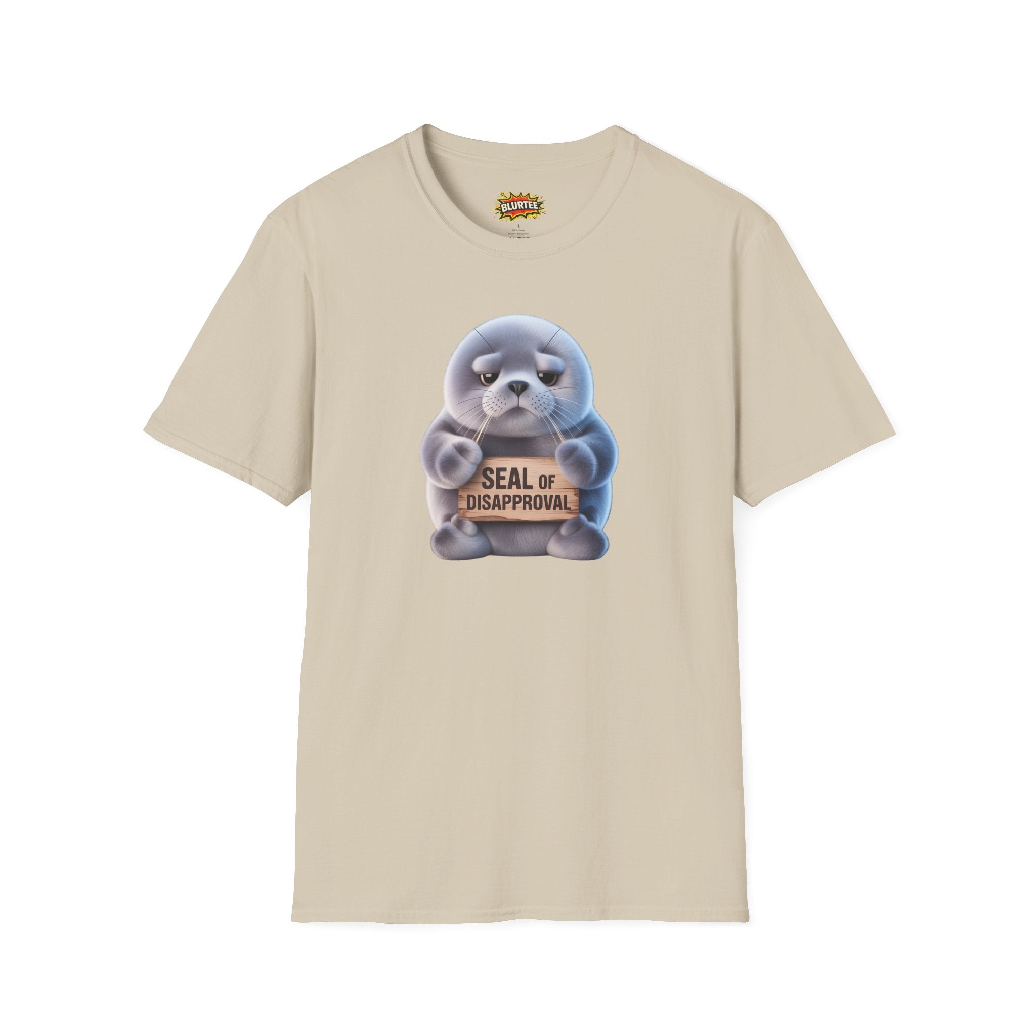 Seal of Disapproval (Seal Of Approval) Funny Shirt | Funny Seal Shirt | Sarcastic Animal Tee | Unisex Graphic Tee | BLURTee
