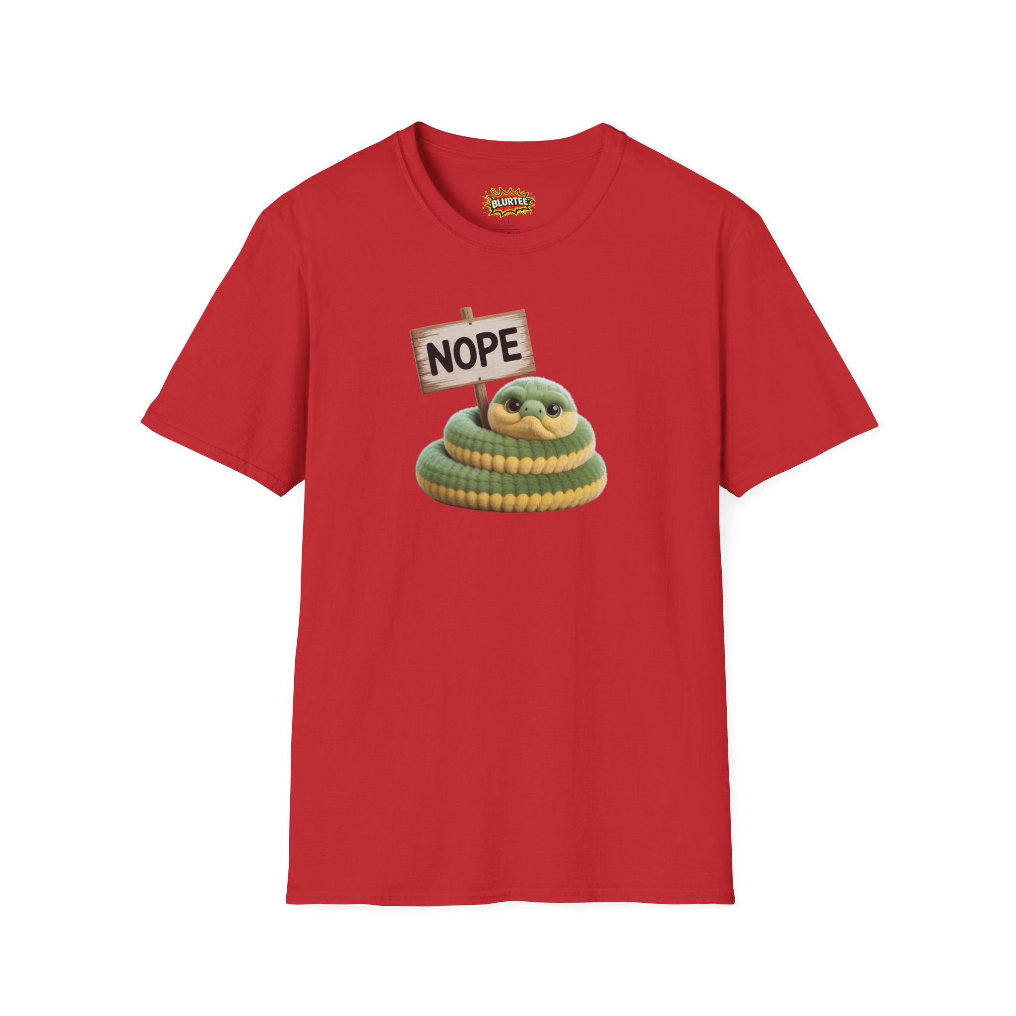 Nope Rope Funny Shirt | Funny Snake Shirt | Sarcastic Animal Tee | Unisex Graphic Tee | BLURTee