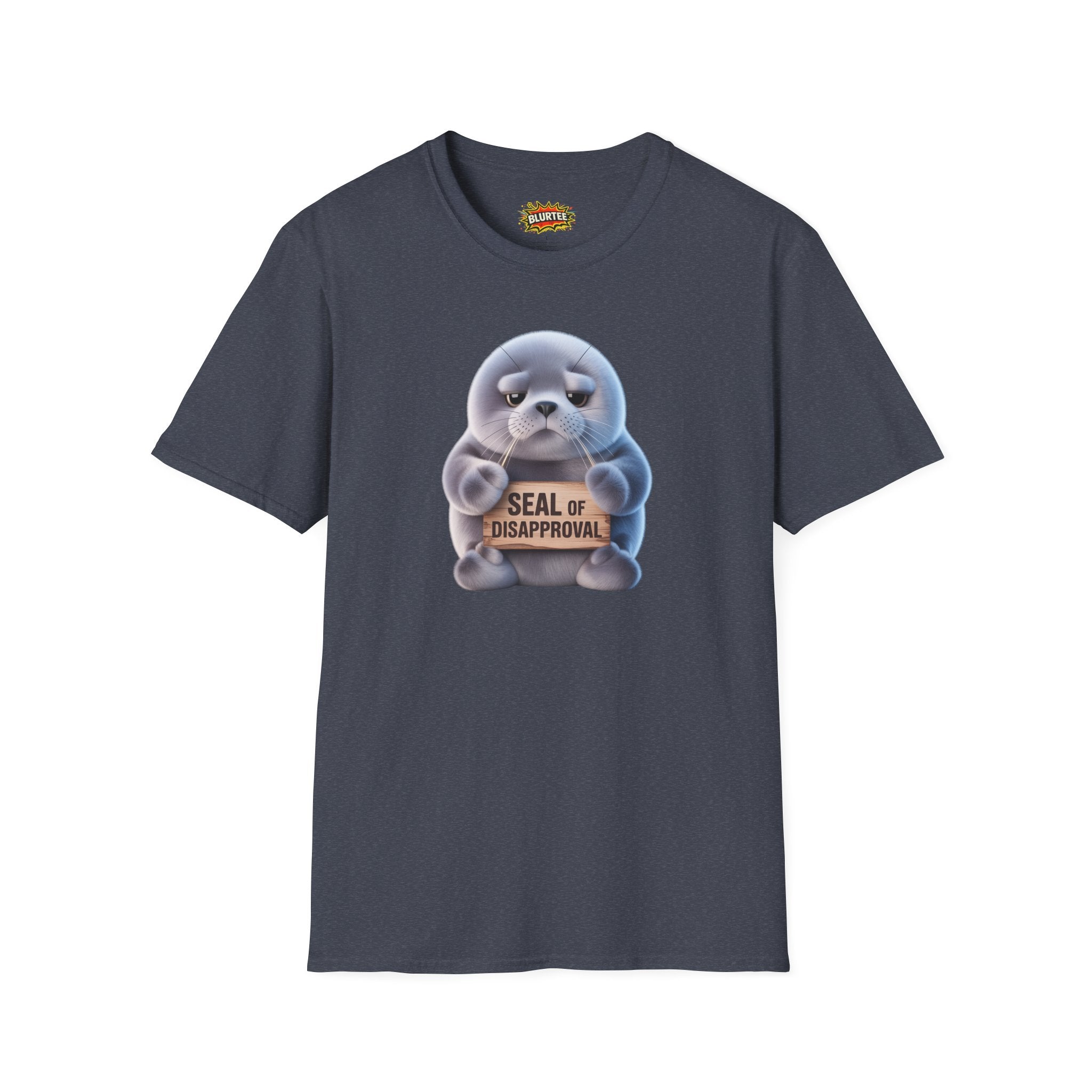 Seal of Disapproval (Seal Of Approval) Funny Shirt | Funny Seal Shirt | Sarcastic Animal Tee | Unisex Graphic Tee | BLURTee