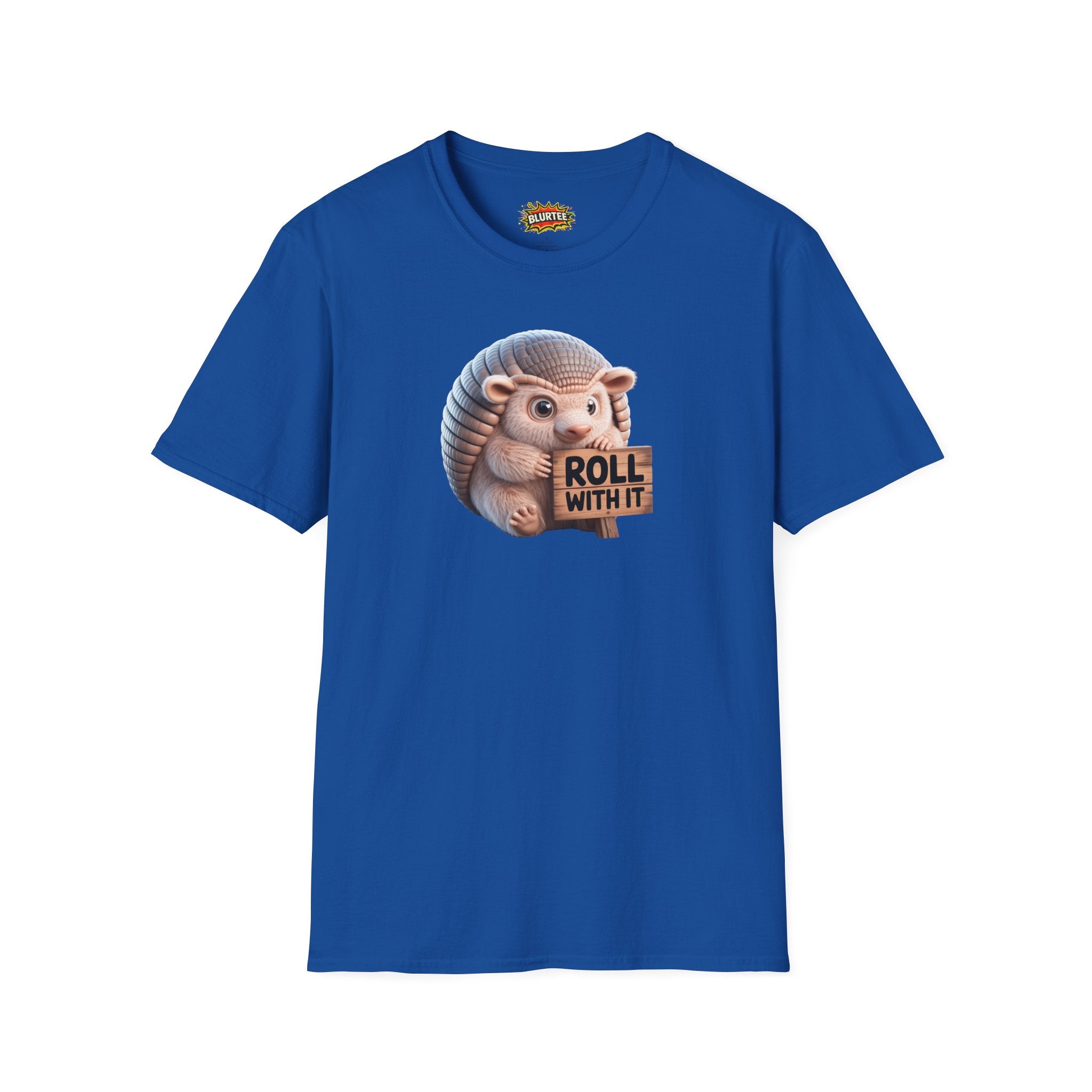Roll With It Funny Shirt | Funny Armadillo Shirt | Roll With It Tee | Unisex Graphic Tee | BLURTee