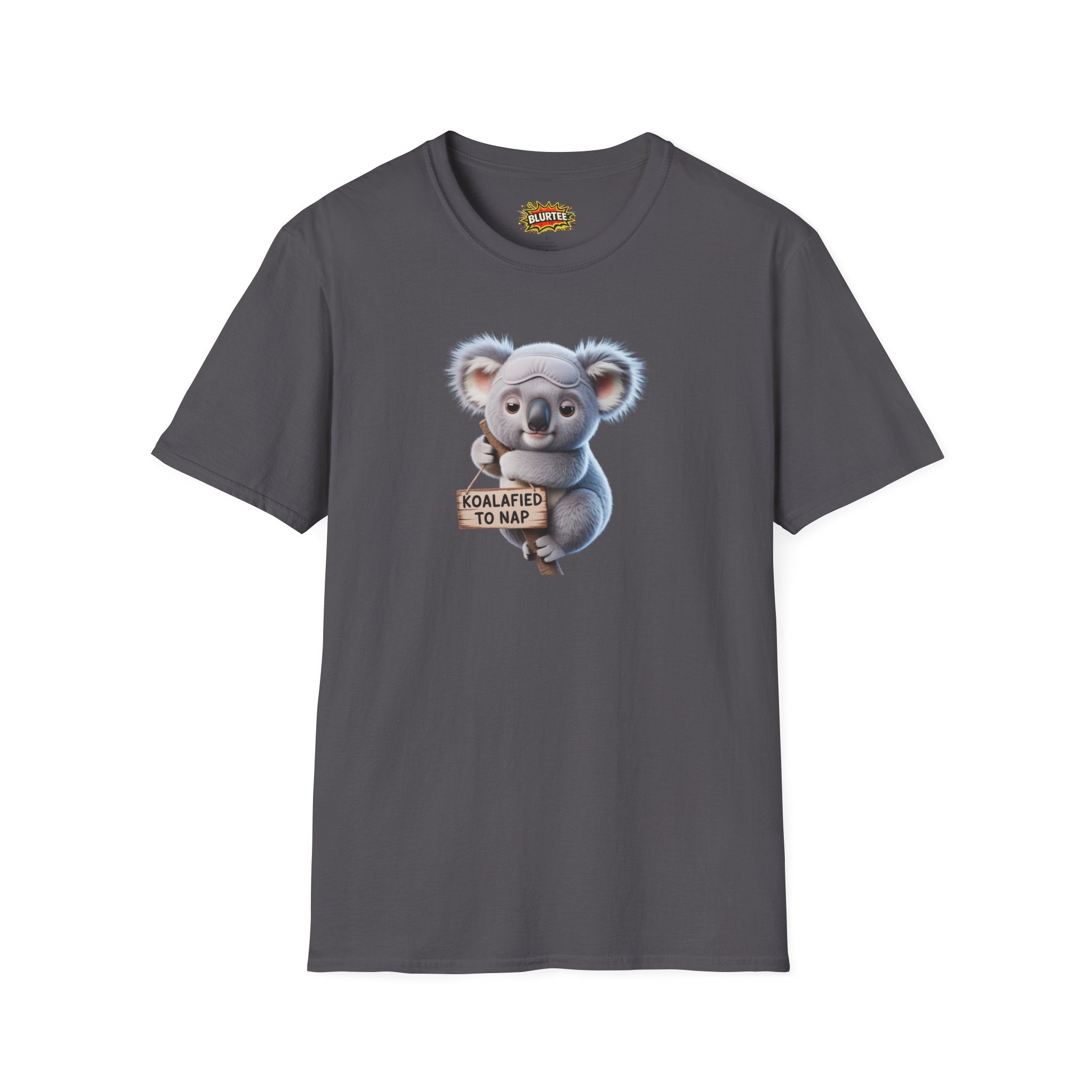 Koalafied to Nap (Qualified To Nap) Funny Shirt | Funny Koala Shirt | Sarcastic Pun Tee | Unisex Graphic Tee | BLURTee