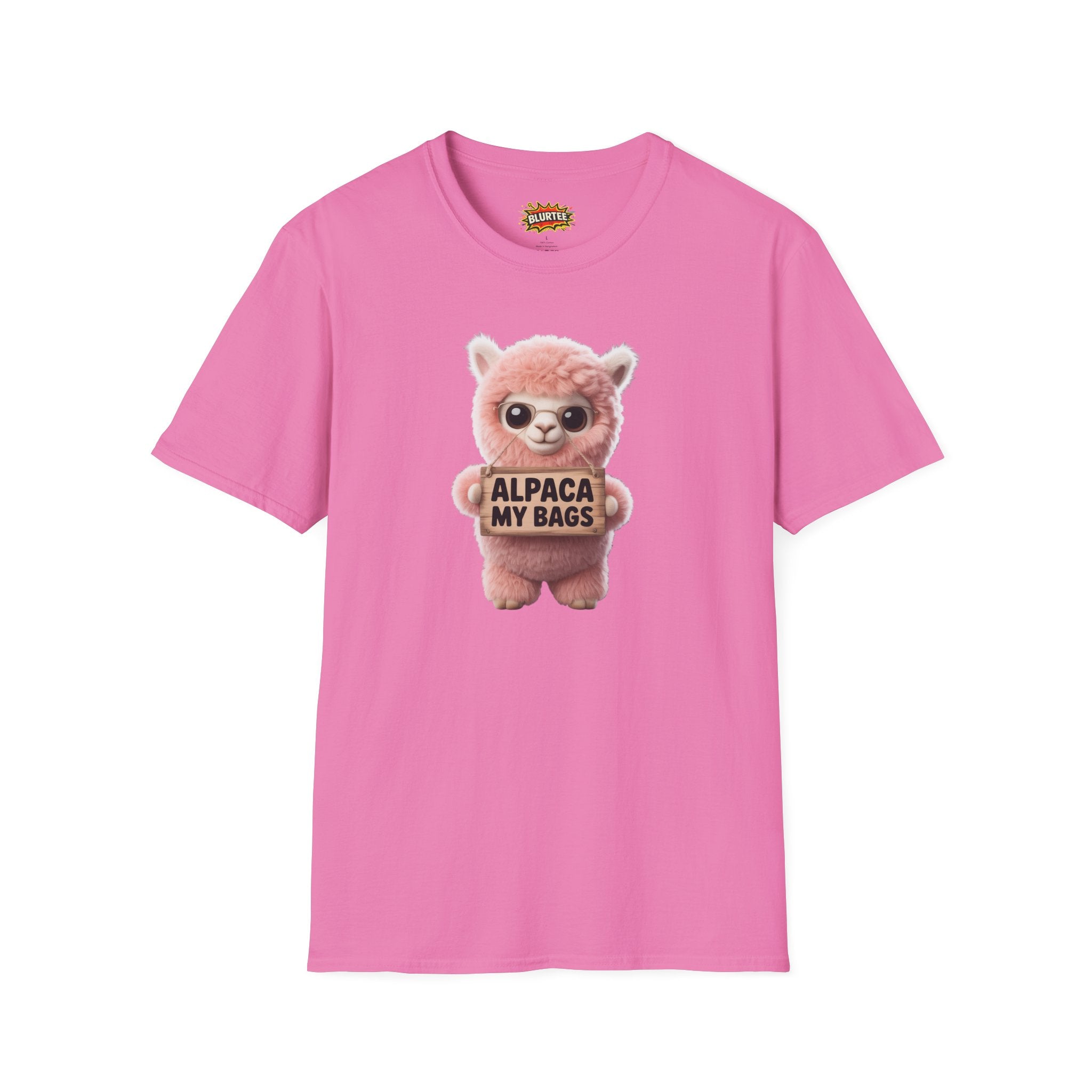 Alpaca My Bags (Pack My Bags) Funny Shirt | Funny Alpaca Shirt | Sarcastic Pun Tee | Unisex Graphic Tee | BLURTee