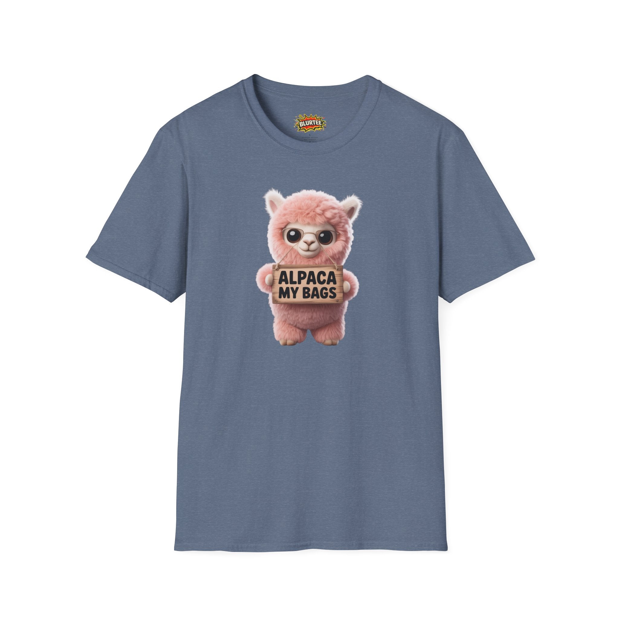 Alpaca My Bags (Pack My Bags) Funny Shirt | Funny Alpaca Shirt | Sarcastic Pun Tee | Unisex Graphic Tee | BLURTee