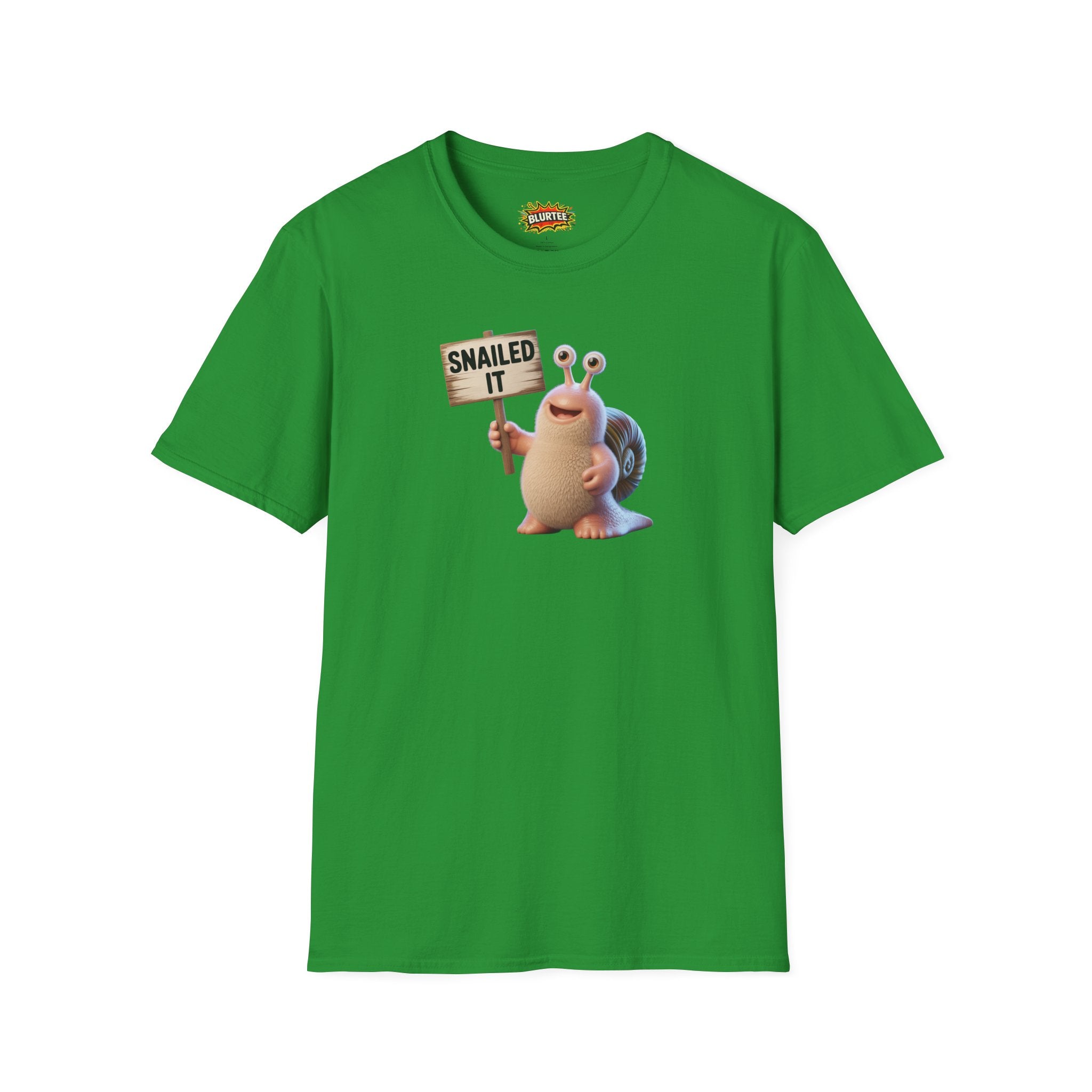 Snailed It (Nailed It) Funny Shirt | Funny Snail Shirt | Sarcastic Animal Tee | Unisex Graphic Tee | BLURTee