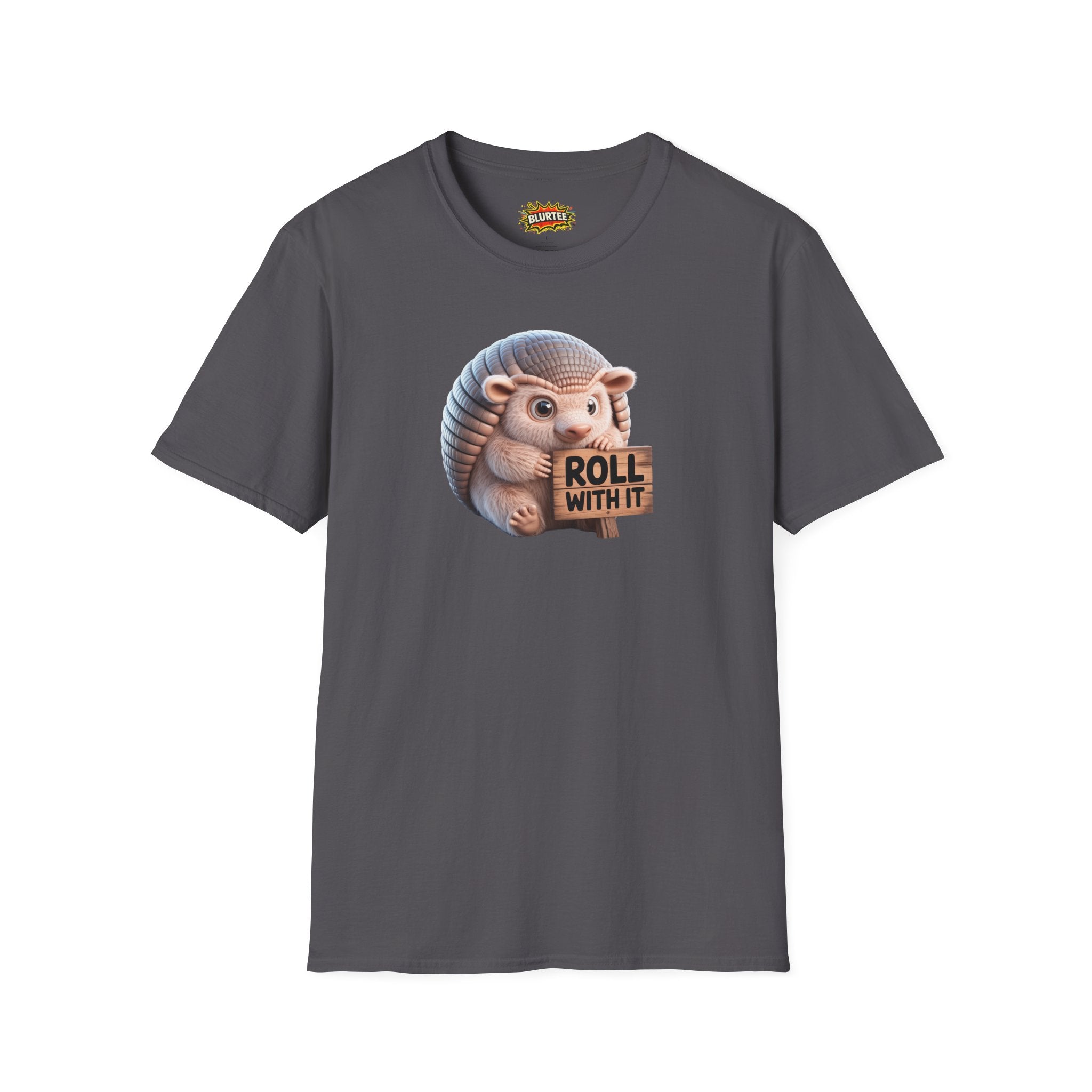 Roll With It Funny Shirt | Funny Armadillo Shirt | Roll With It Tee | Unisex Graphic Tee | BLURTee