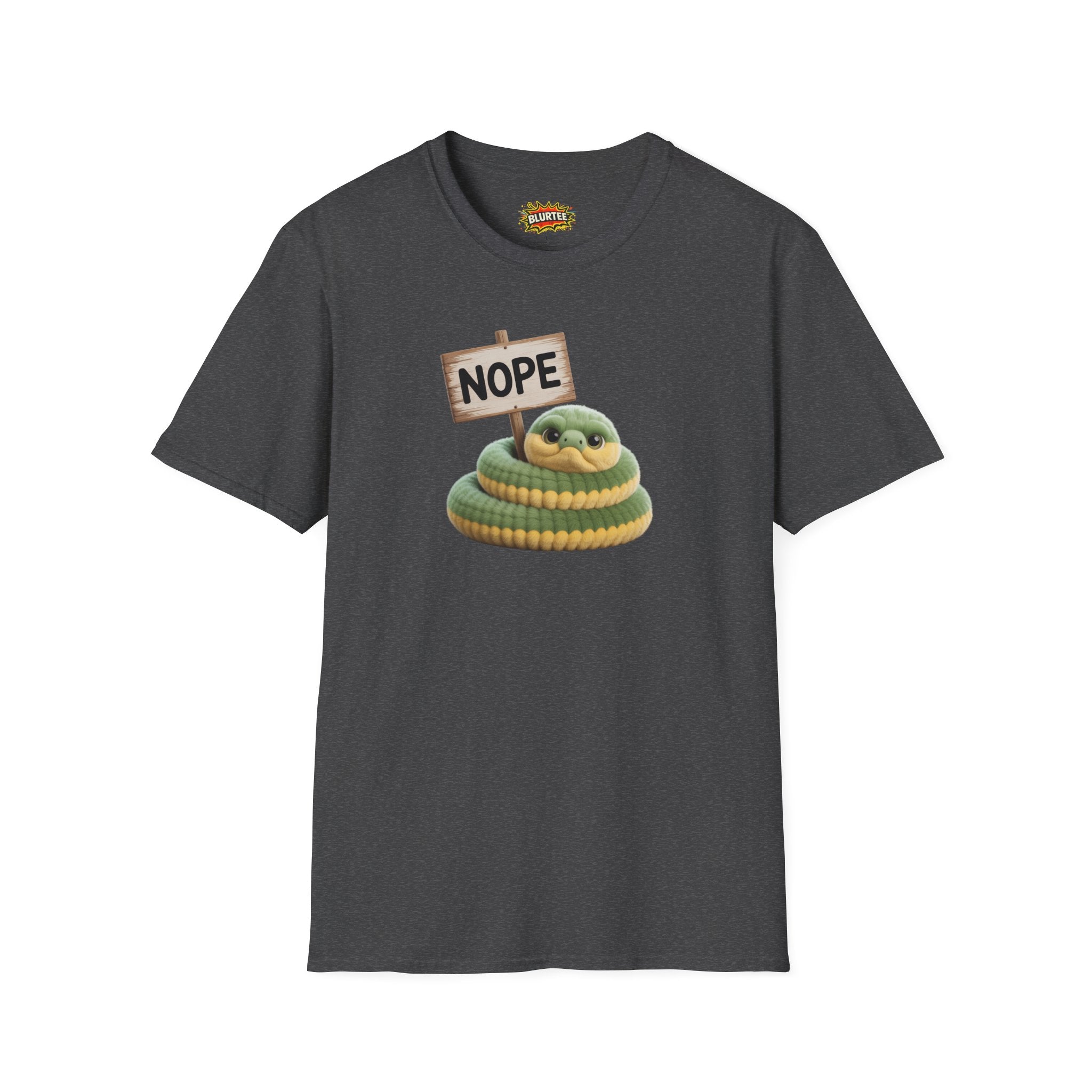 Nope Rope Funny Shirt | Funny Snake Shirt | Sarcastic Animal Tee | Unisex Graphic Tee | BLURTee