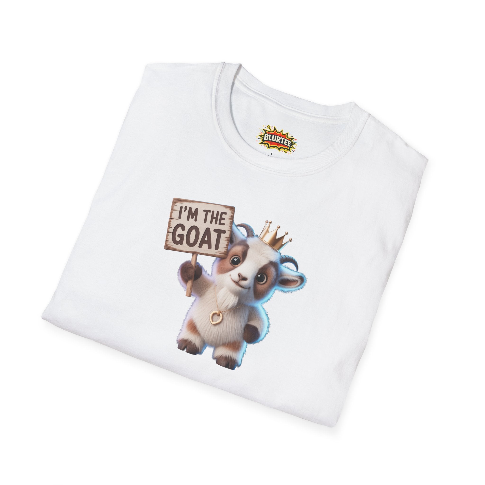 I'm the GOAT Funny Shirt | Funny Goat Shirt | Sarcastic Animal Tee | Unisex Graphic Tee | BLURTee
