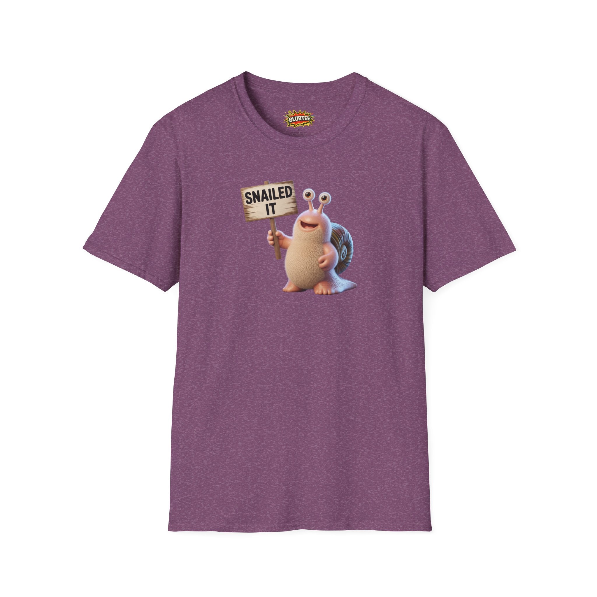 Snailed It (Nailed It) Funny Shirt | Funny Snail Shirt | Sarcastic Animal Tee | Unisex Graphic Tee | BLURTee