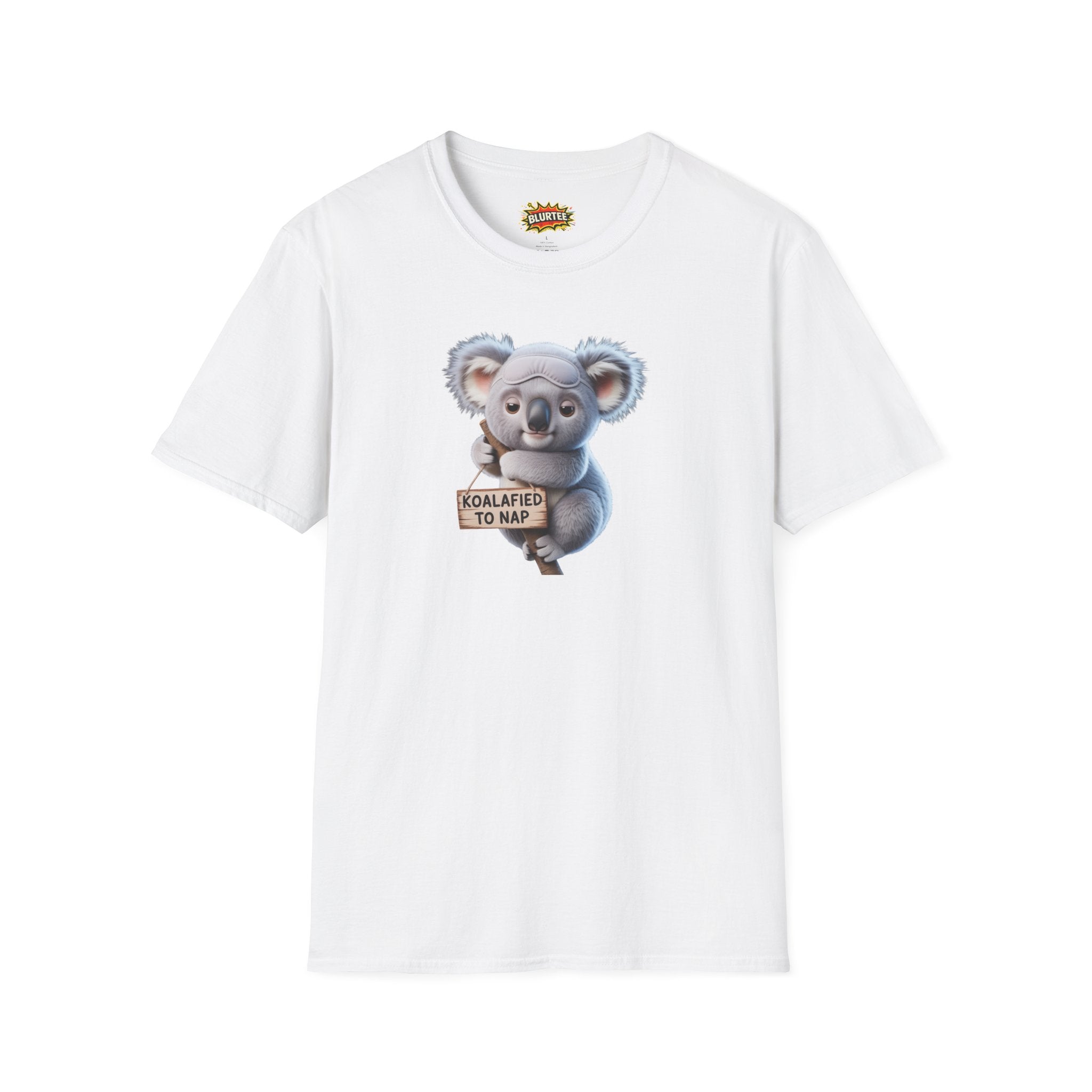 Koalafied to Nap (Qualified To Nap) Funny Shirt | Funny Koala Shirt | Sarcastic Pun Tee | Unisex Graphic Tee | BLURTee
