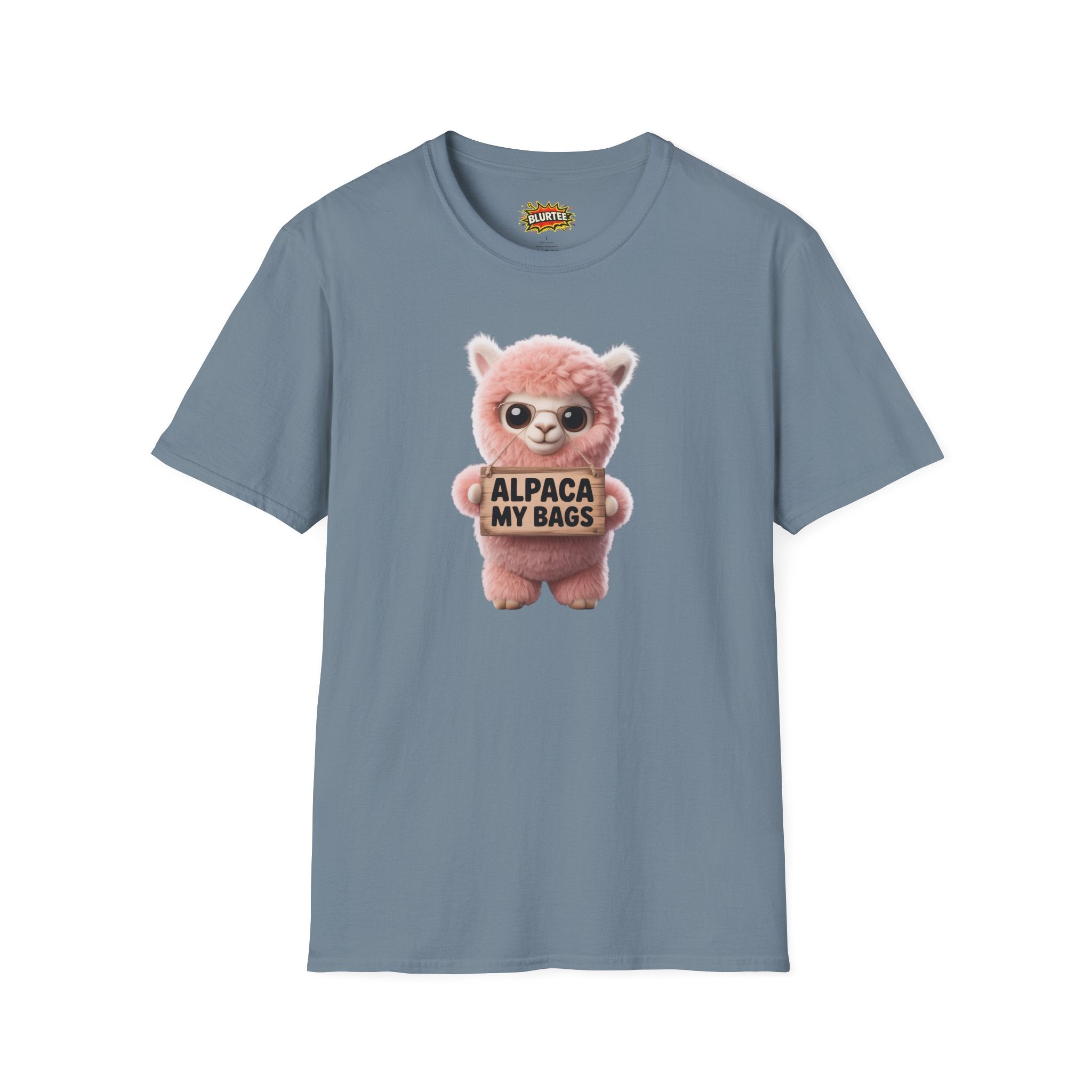 Alpaca My Bags (Pack My Bags) Funny Shirt | Funny Alpaca Shirt | Sarcastic Pun Tee | Unisex Graphic Tee | BLURTee