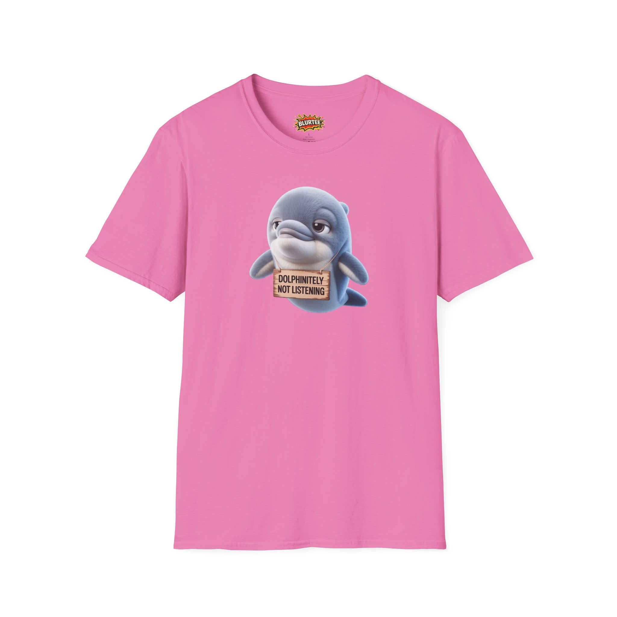 Dolphinitely Not Listening (Definitely Not Listening) Funny Shirt | Funny Dolphin Shirt | Unisex Graphic Tee | BLURTee