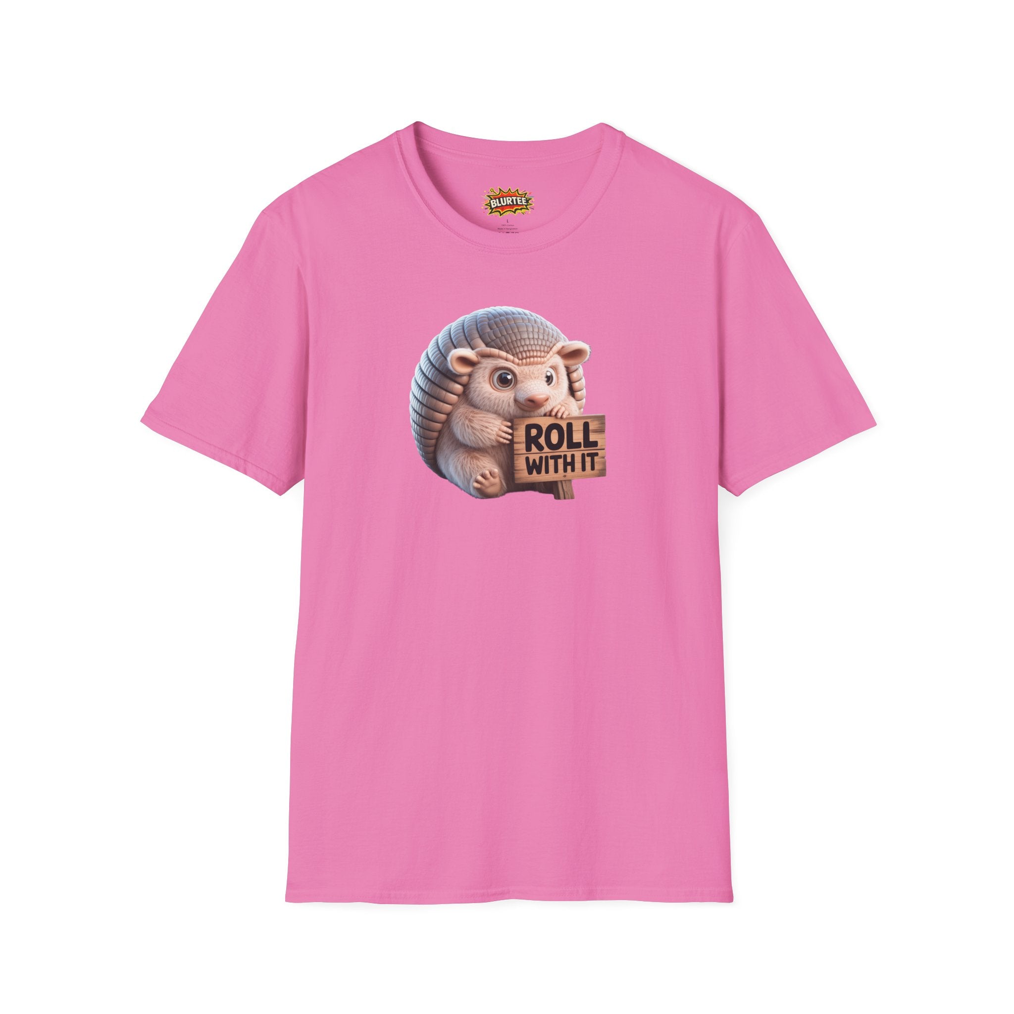 Roll With It Funny Shirt | Funny Armadillo Shirt | Roll With It Tee | Unisex Graphic Tee | BLURTee