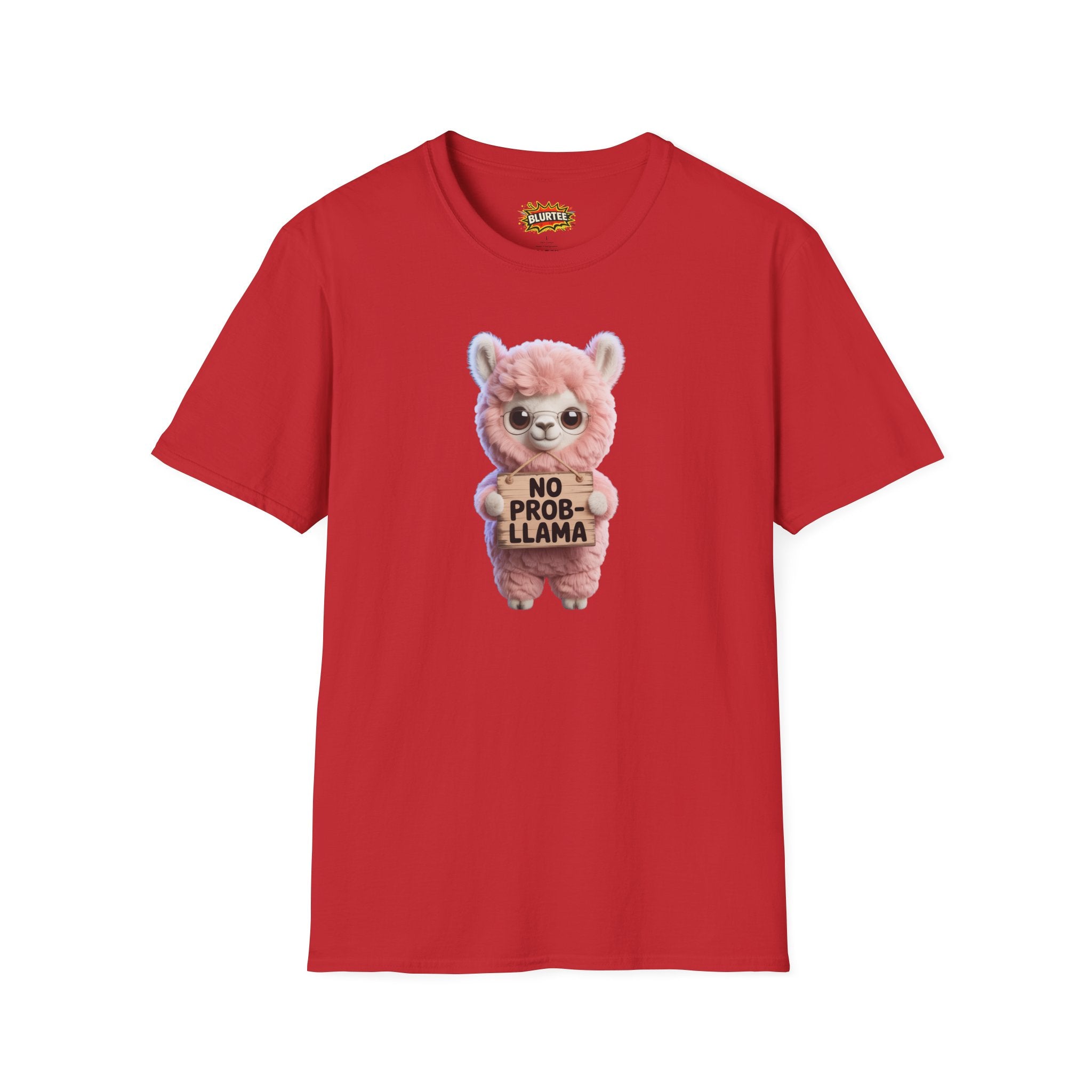 No Prob-llama (No Problem) Funny Shirt | Funny Llama Shirt | Sarcastic Animal Tee | Unisex Graphic Tee | BLURTee