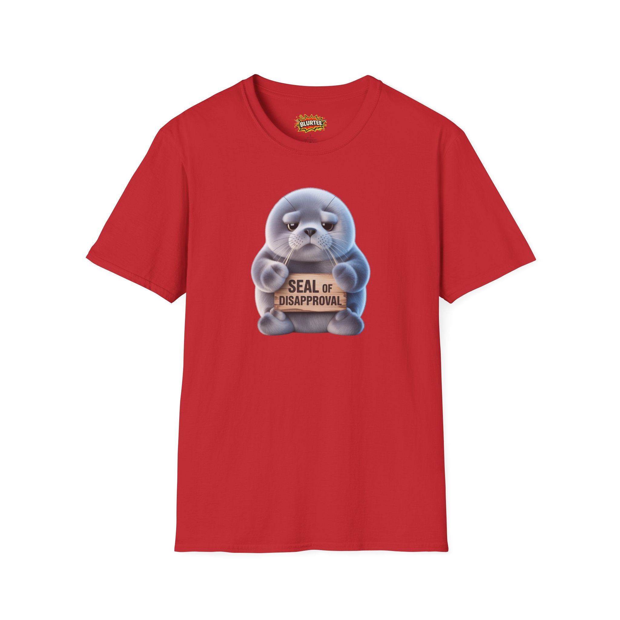 Seal of Disapproval (Seal Of Approval) Funny Shirt | Funny Seal Shirt | Sarcastic Animal Tee | Unisex Graphic Tee | BLURTee