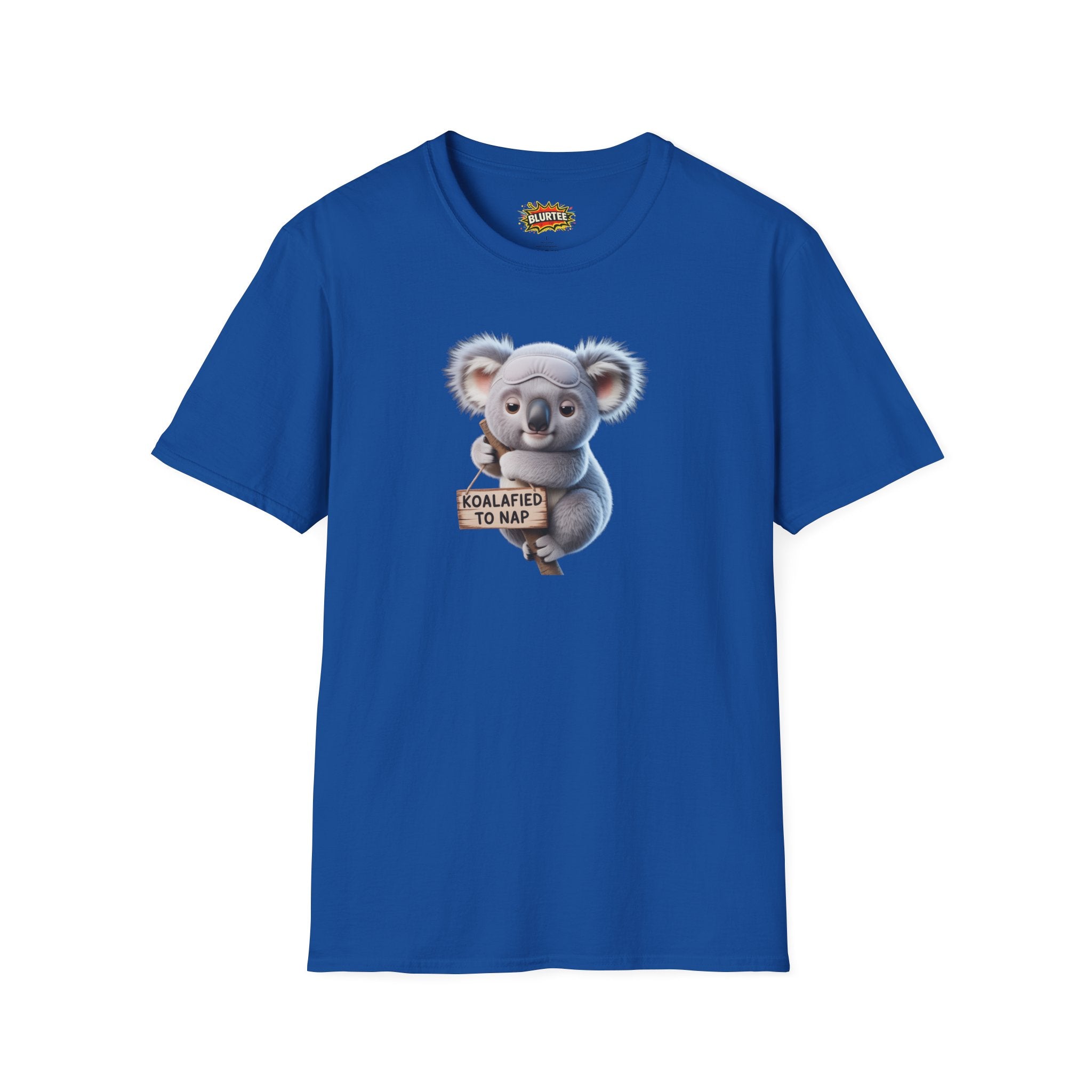 Koalafied to Nap (Qualified To Nap) Funny Shirt | Funny Koala Shirt | Sarcastic Pun Tee | Unisex Graphic Tee | BLURTee