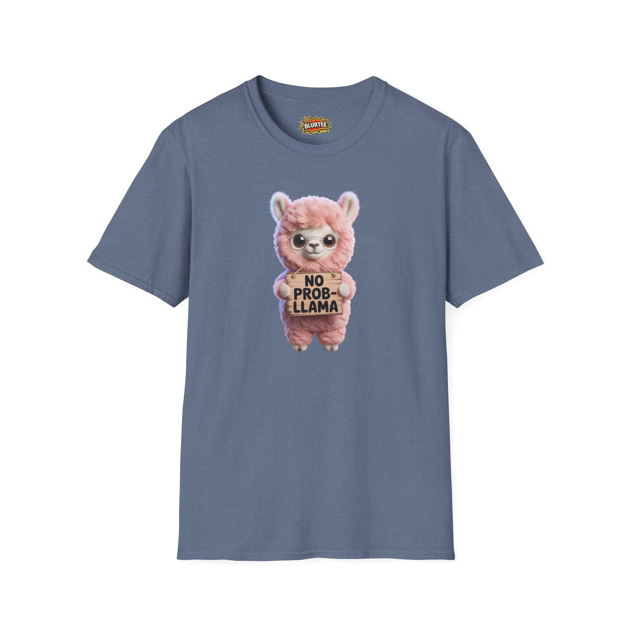 No Prob-llama (No Problem) Funny Shirt | Funny Llama Shirt | Sarcastic Animal Tee | Unisex Graphic Tee | BLURTee