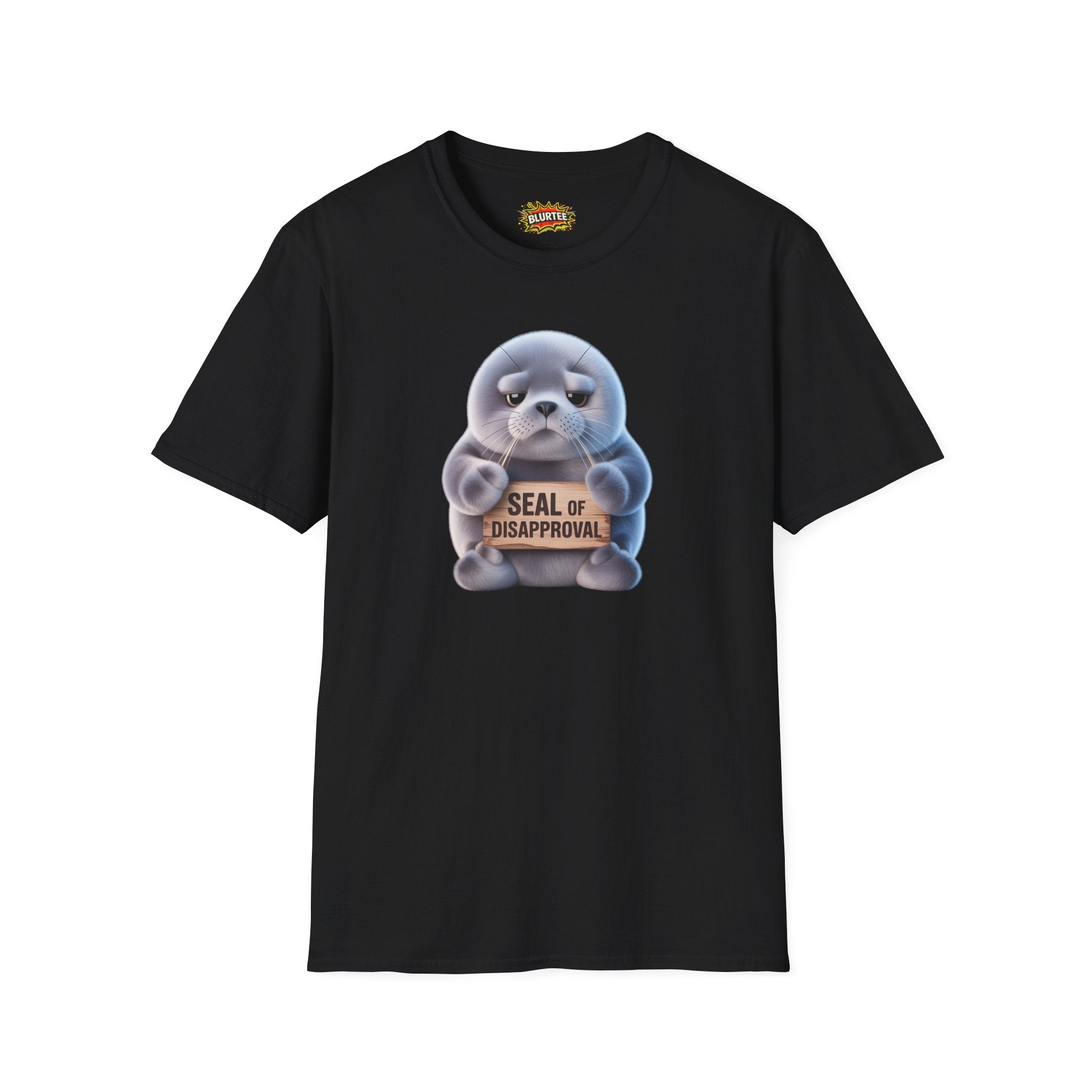 Seal of Disapproval (Seal Of Approval) Funny Shirt | Funny Seal Shirt | Sarcastic Animal Tee | Unisex Graphic Tee | BLURTee