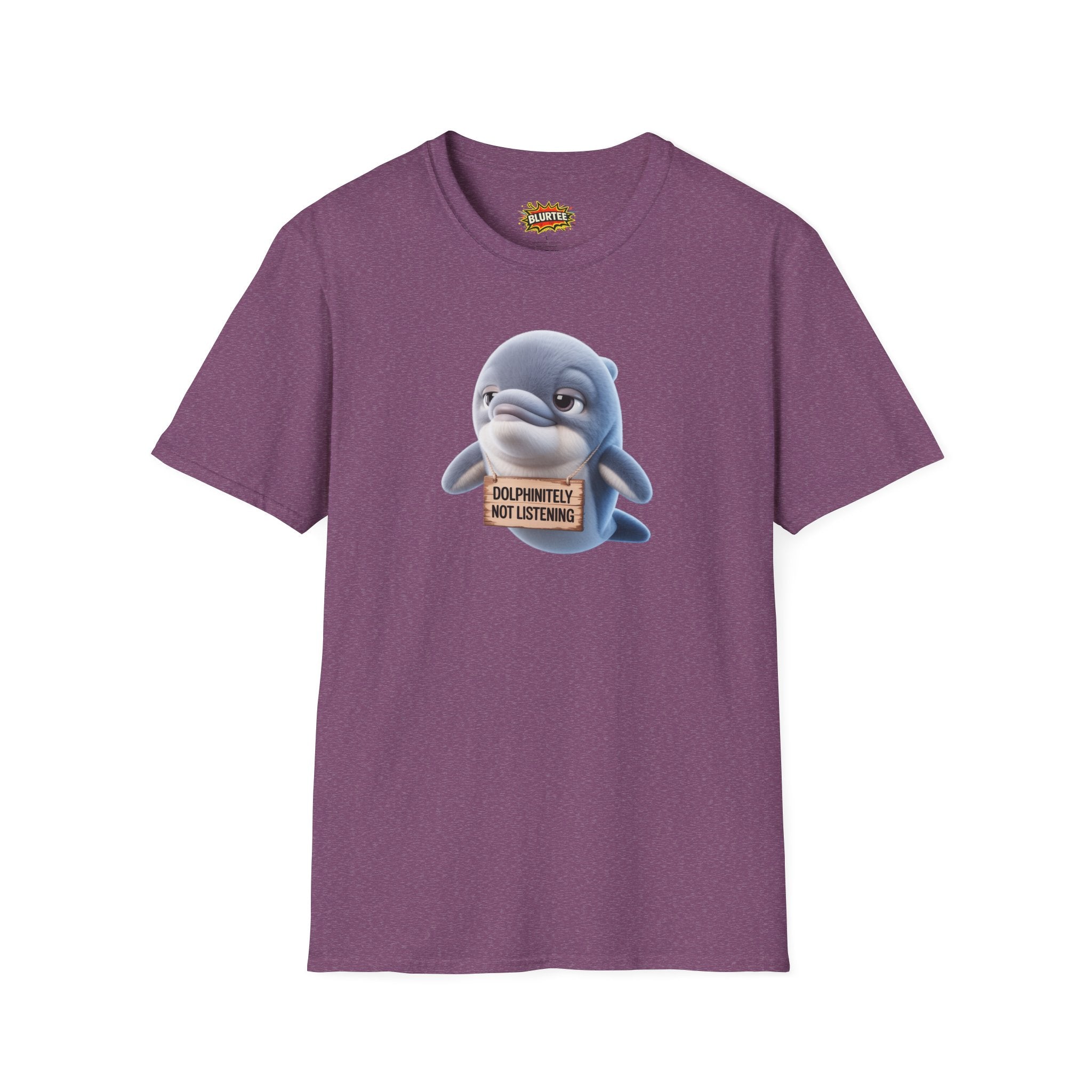 Dolphinitely Not Listening (Definitely Not Listening) Funny Shirt | Funny Dolphin Shirt | Unisex Graphic Tee | BLURTee