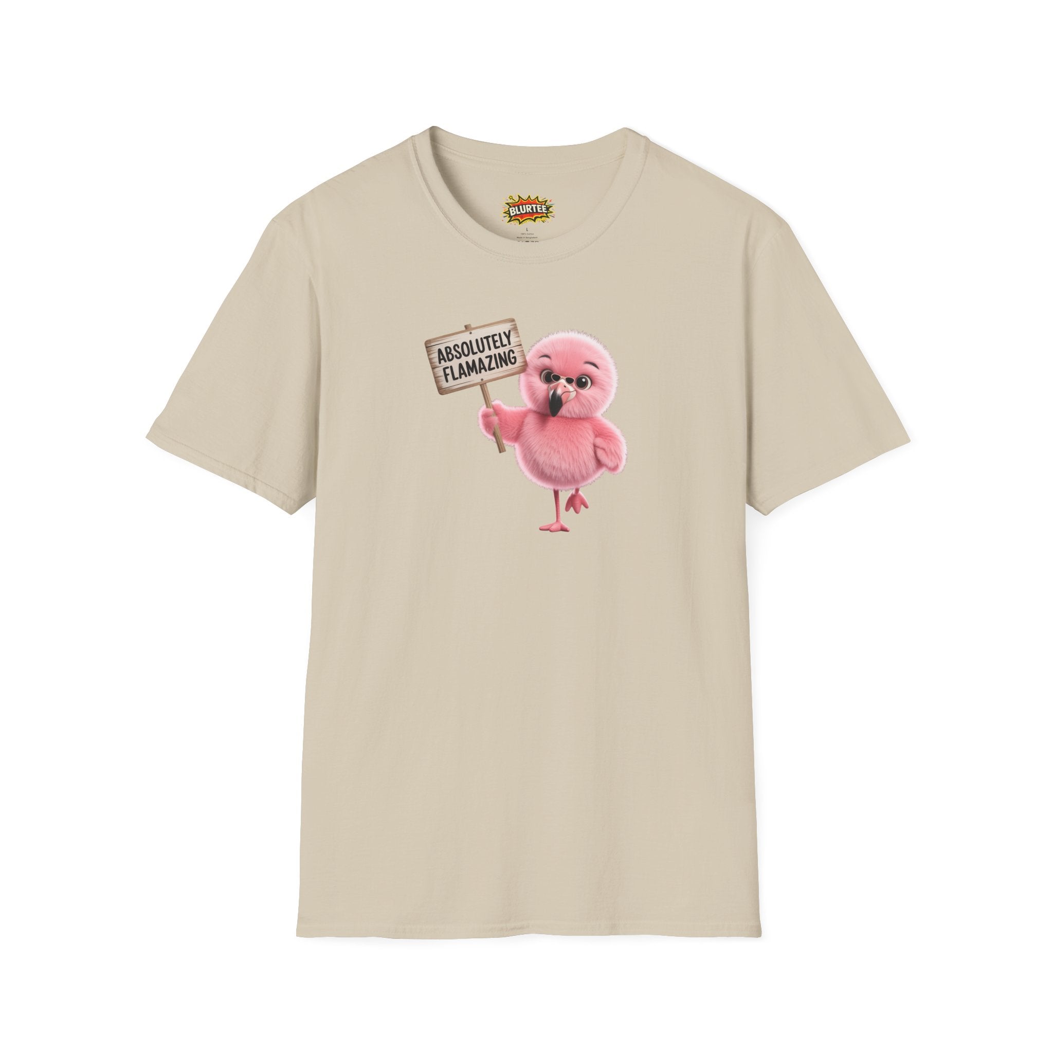 Absolutely Flamazing (Absolutely Amazing) Funny Shirt | Funny Flamingo Shirt | Sarcastic Animal Tee | Unisex Graphic Tee | BLURTee