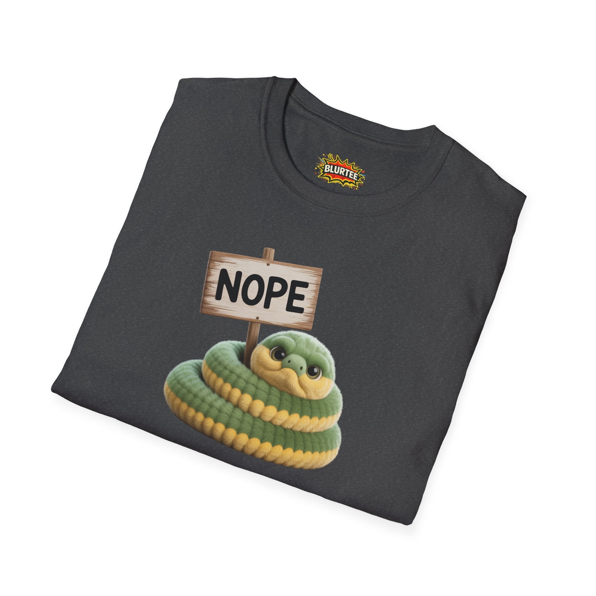 Nope Rope Funny Shirt | Funny Snake Shirt | Sarcastic Animal Tee | Unisex Graphic Tee | BLURTee