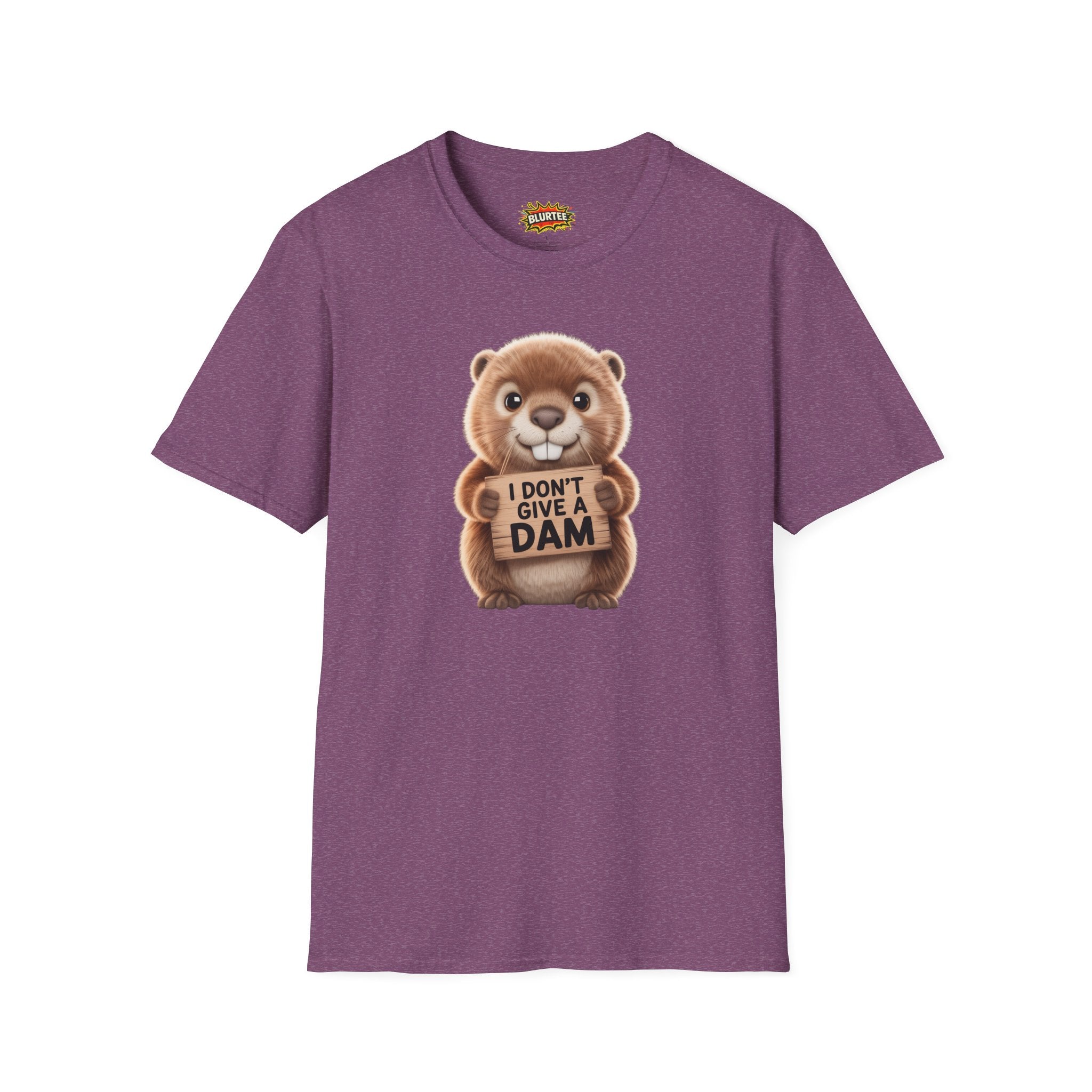 I Don't Give a Dam (I Don'T Give A Damn) Funny Shirt | Funny Beaver Tee | Sarcastic Pun Shirt | Unisex Graphic Tee | BLURTee