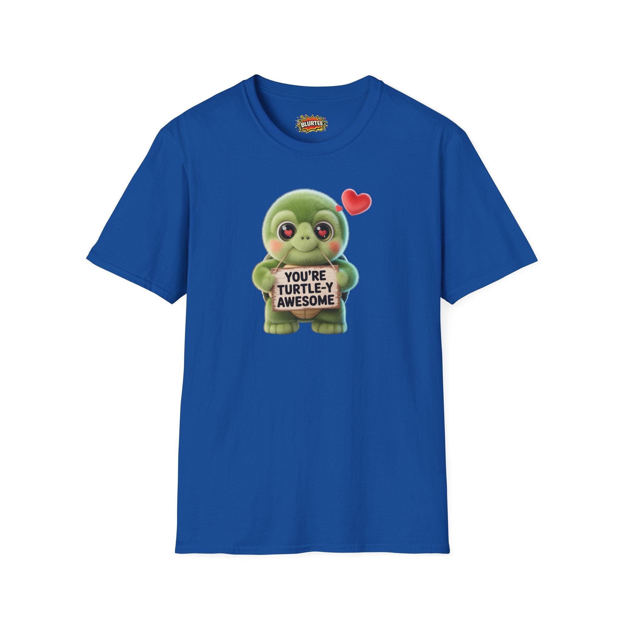 You're Turtley Awesome (You'Re Totally Awesome) Funny Shirt | Funny Turtle Shirt | Sarcastic Animal Tee | Unisex Graphic Tee | BLURTee
