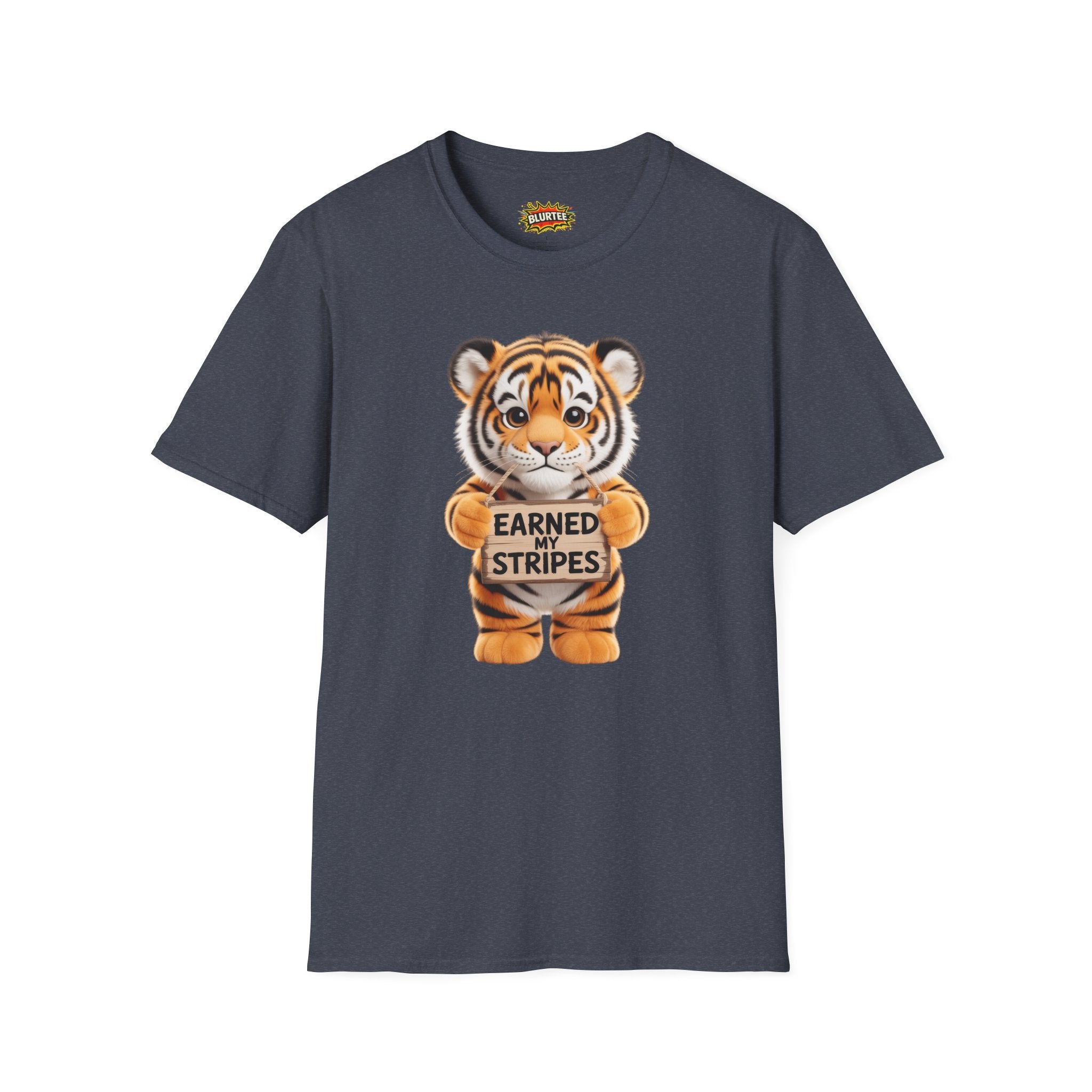 Earned My Stripes Funny Shirt | Funny Tiger Shirt | Sarcastic Animal Tee | Unisex Graphic Tee | BLURTee