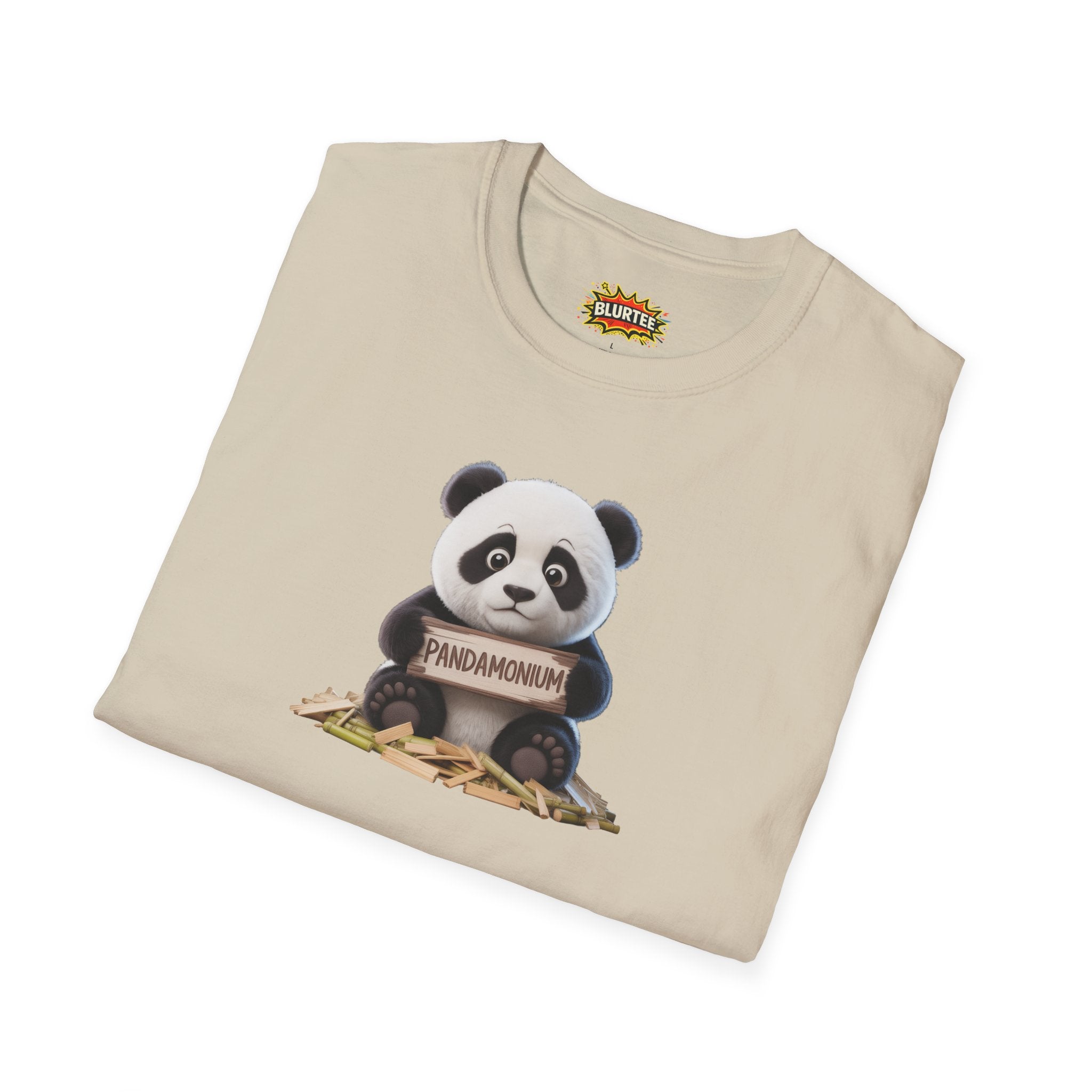 Pandamonium (Pandemonium) Funny Shirt | Funny Panda Shirt | Sarcastic Animal Tee | Unisex Graphic Tee | BLURTee
