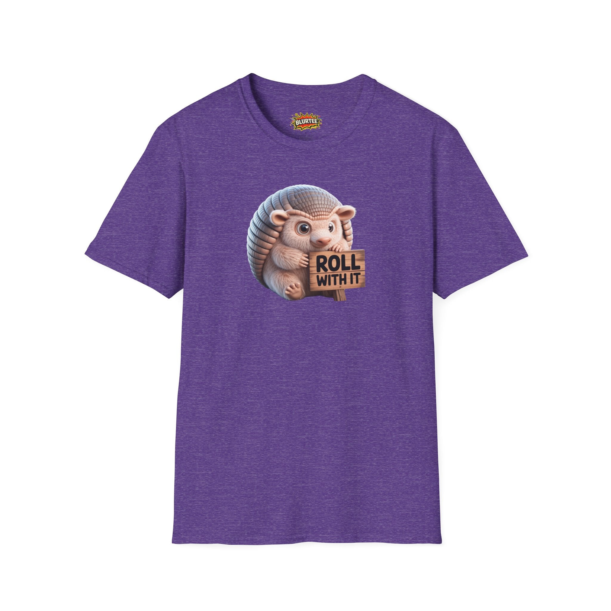 Roll With It Funny Shirt | Funny Armadillo Shirt | Roll With It Tee | Unisex Graphic Tee | BLURTee