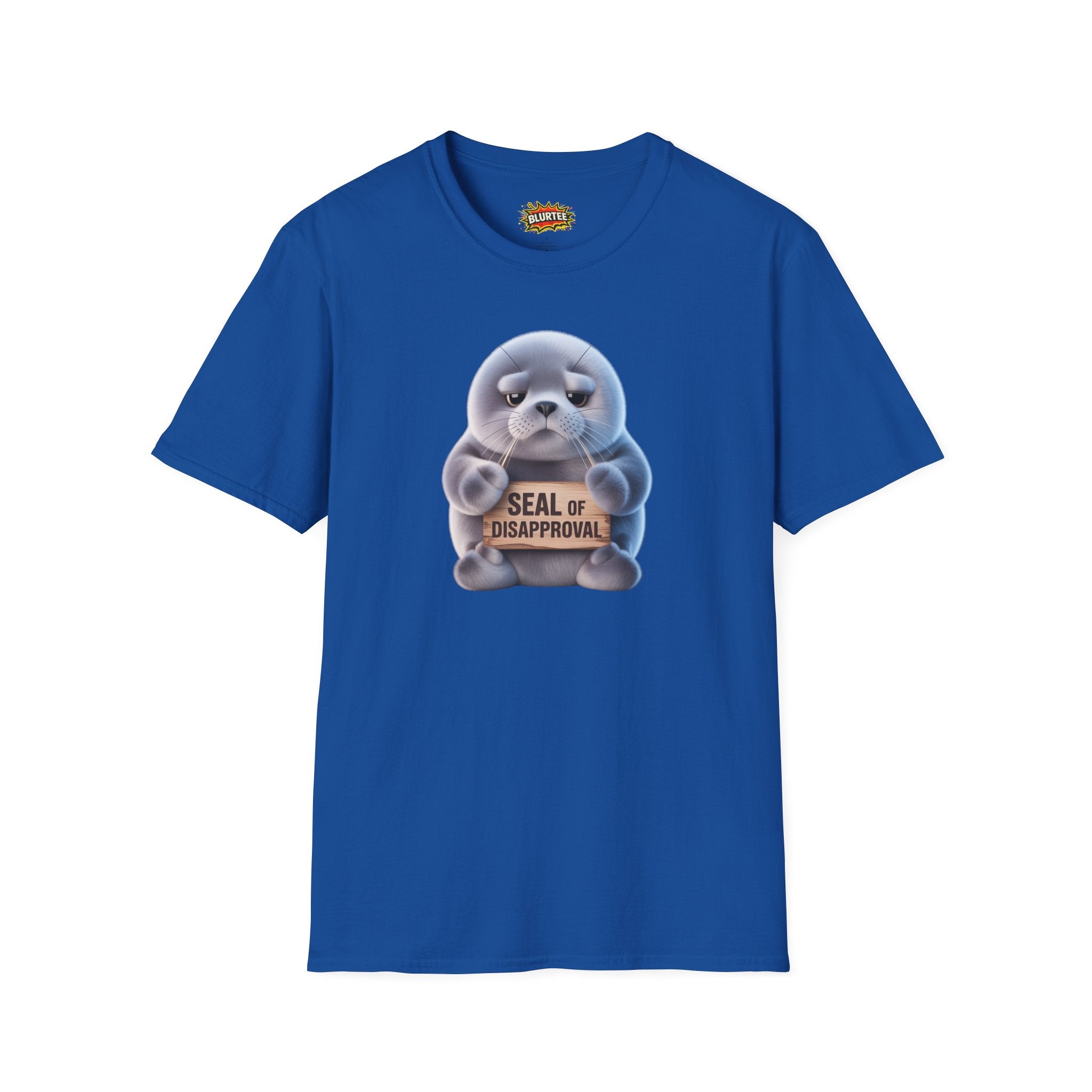 Seal of Disapproval (Seal Of Approval) Funny Shirt | Funny Seal Shirt | Sarcastic Animal Tee | Unisex Graphic Tee | BLURTee