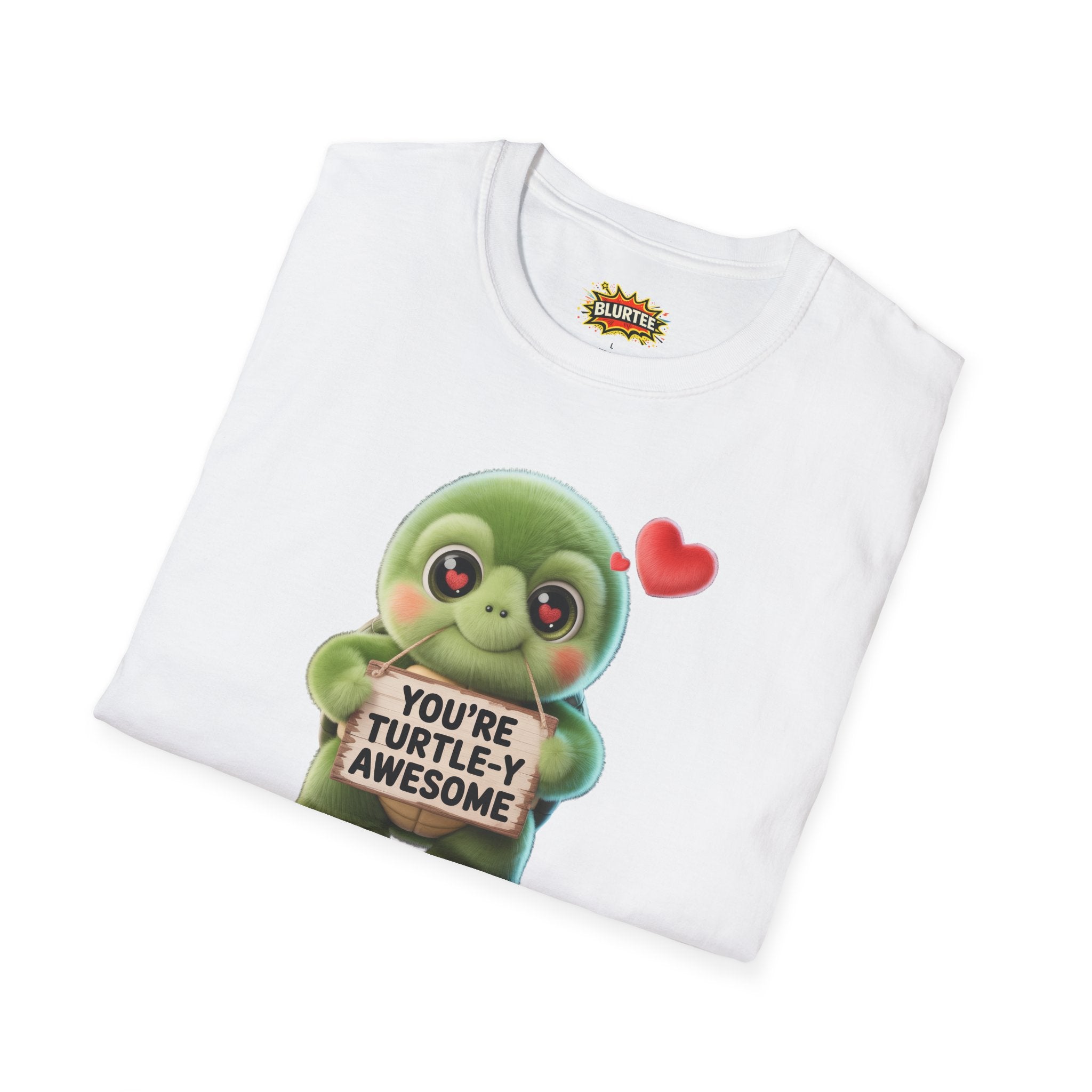 You're Turtley Awesome (You'Re Totally Awesome) Funny Shirt | Funny Turtle Shirt | Sarcastic Animal Tee | Unisex Graphic Tee | BLURTee