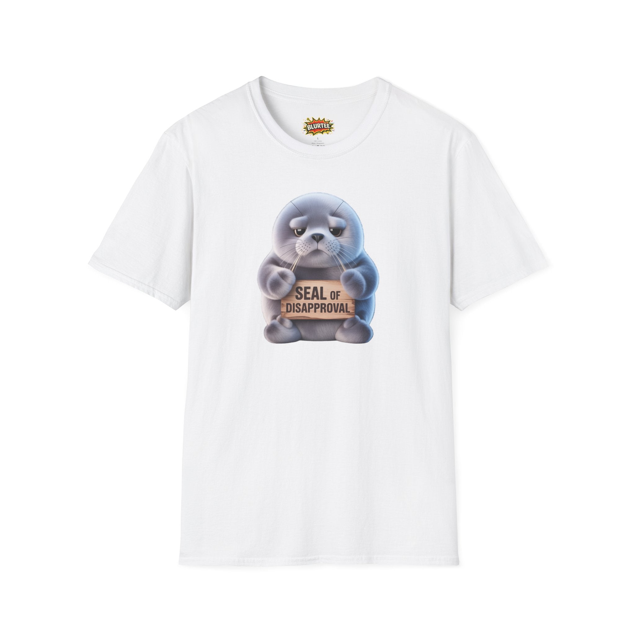 Seal of Disapproval (Seal Of Approval) Funny Shirt | Funny Seal Shirt | Sarcastic Animal Tee | Unisex Graphic Tee | BLURTee