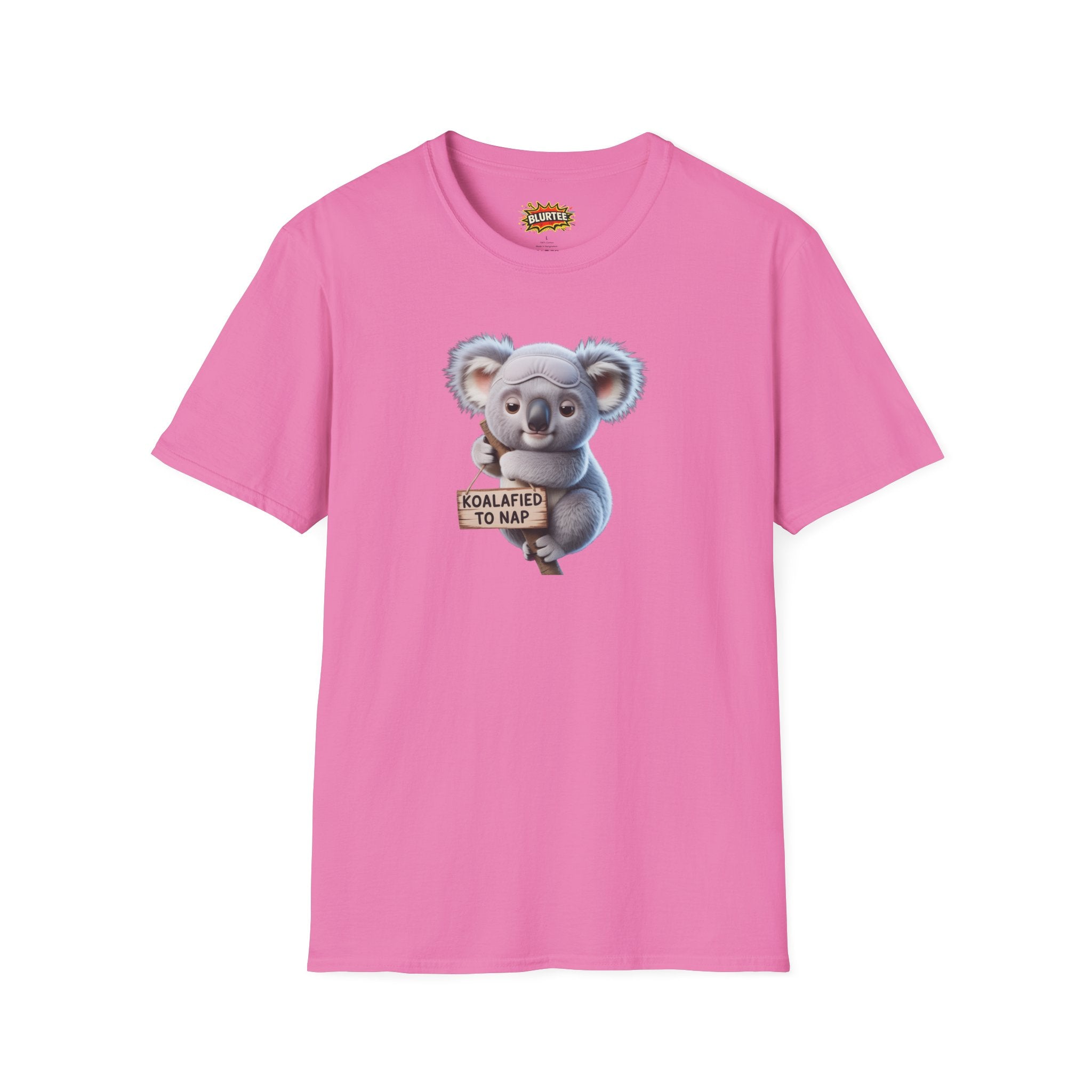 Koalafied to Nap (Qualified To Nap) Funny Shirt | Funny Koala Shirt | Sarcastic Pun Tee | Unisex Graphic Tee | BLURTee