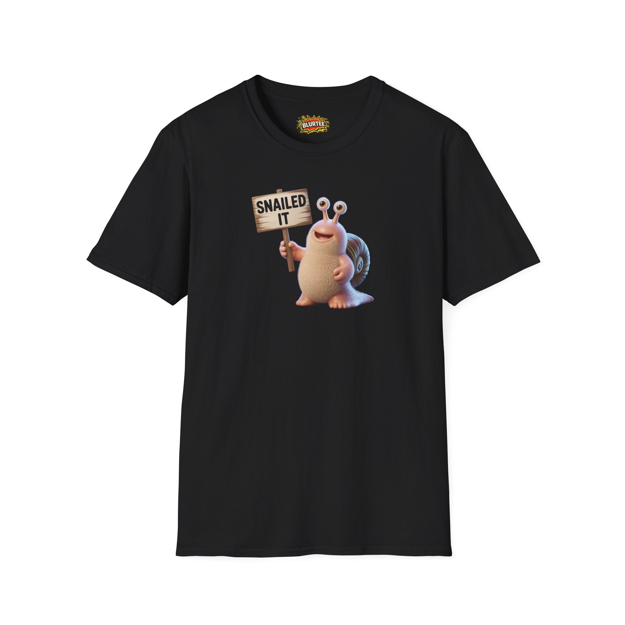 Snailed It (Nailed It) Funny Shirt | Funny Snail Shirt | Sarcastic Animal Tee | Unisex Graphic Tee | BLURTee