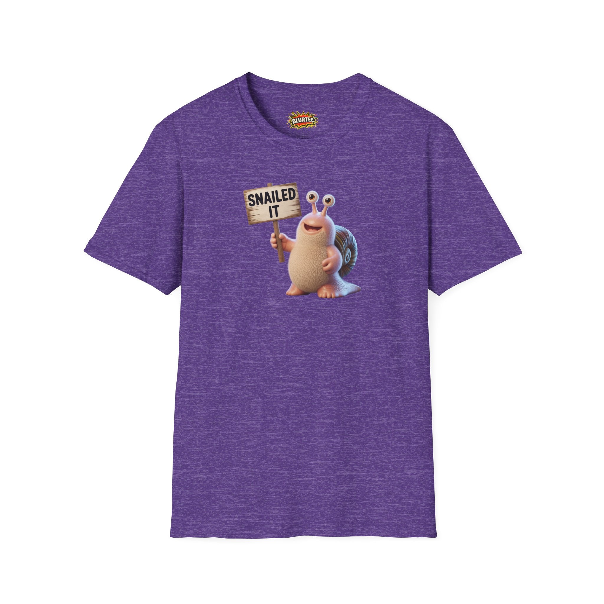 Snailed It (Nailed It) Funny Shirt | Funny Snail Shirt | Sarcastic Animal Tee | Unisex Graphic Tee | BLURTee
