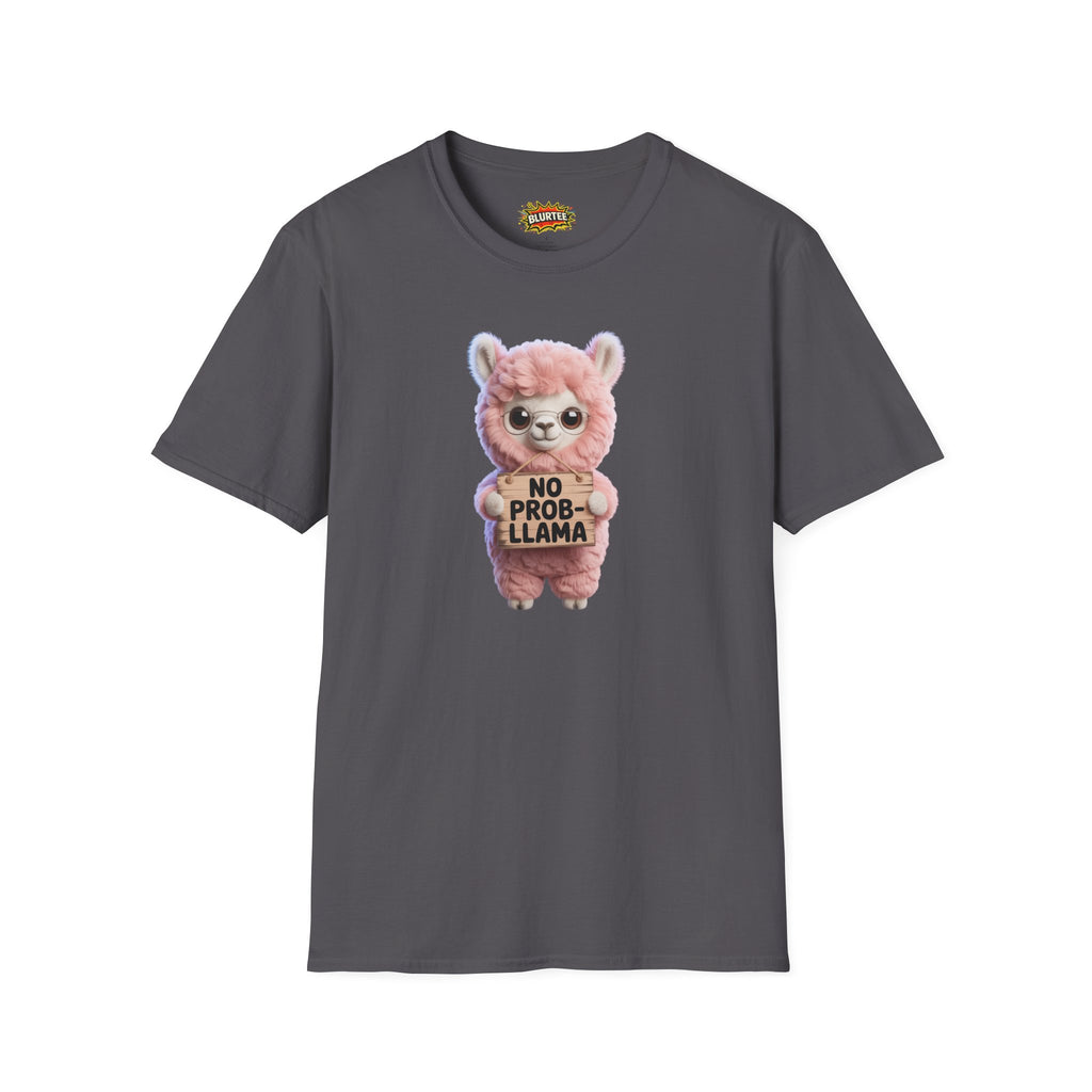 No Prob-llama (No Problem) Funny Shirt | Funny Llama Shirt | Sarcastic Animal Tee | Unisex Graphic Tee | BLURTee
