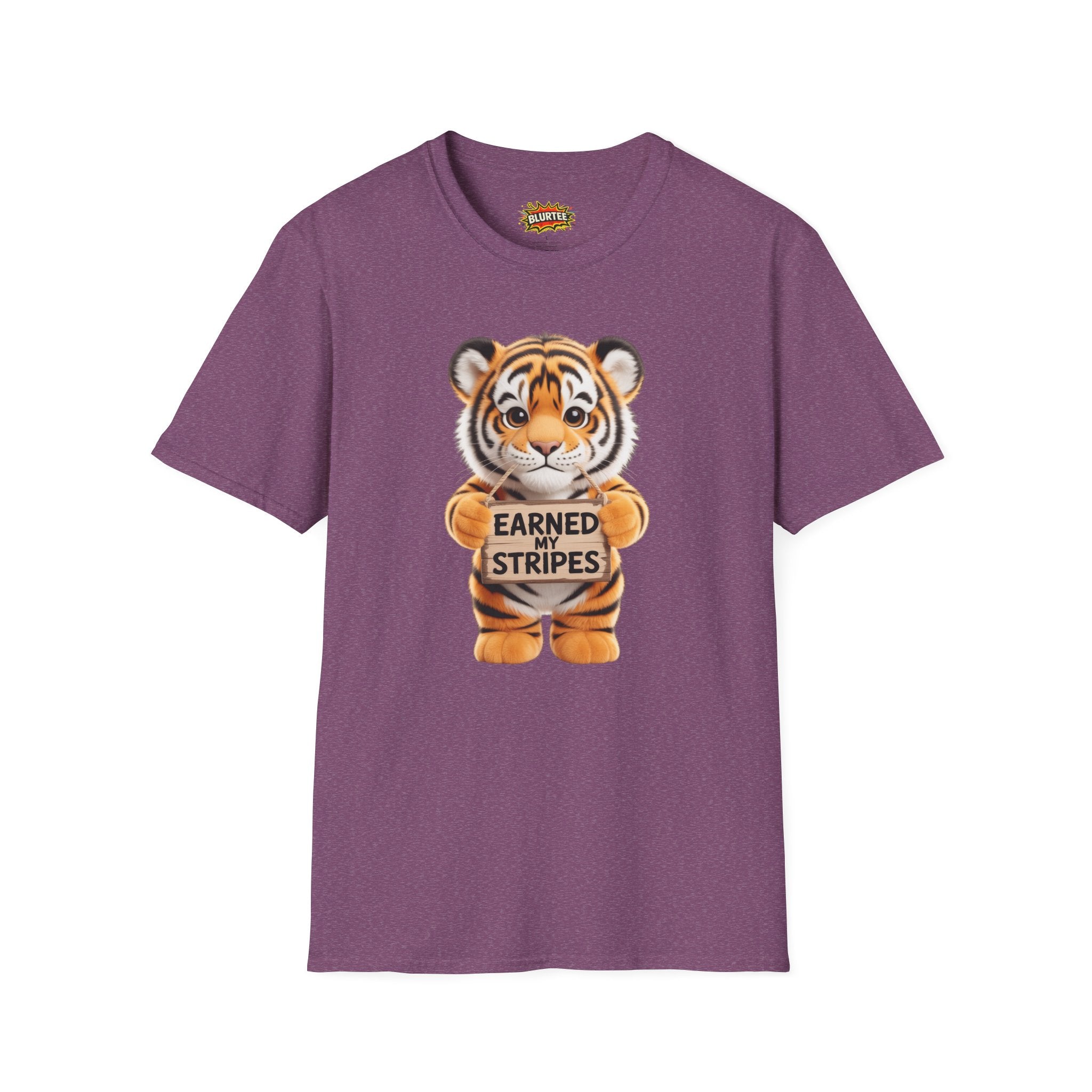 Earned My Stripes Funny Shirt | Funny Tiger Shirt | Sarcastic Animal Tee | Unisex Graphic Tee | BLURTee