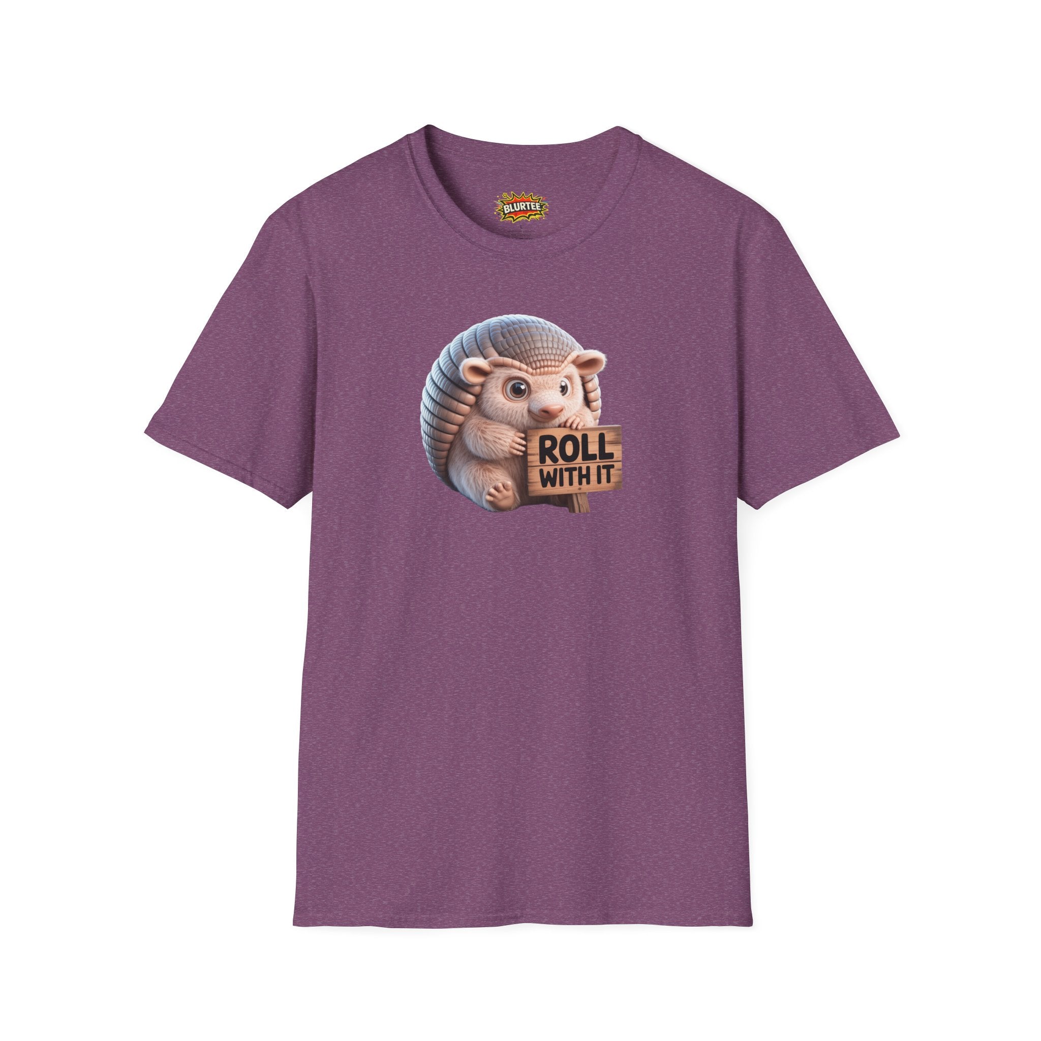 Roll With It Funny Shirt | Funny Armadillo Shirt | Roll With It Tee | Unisex Graphic Tee | BLURTee
