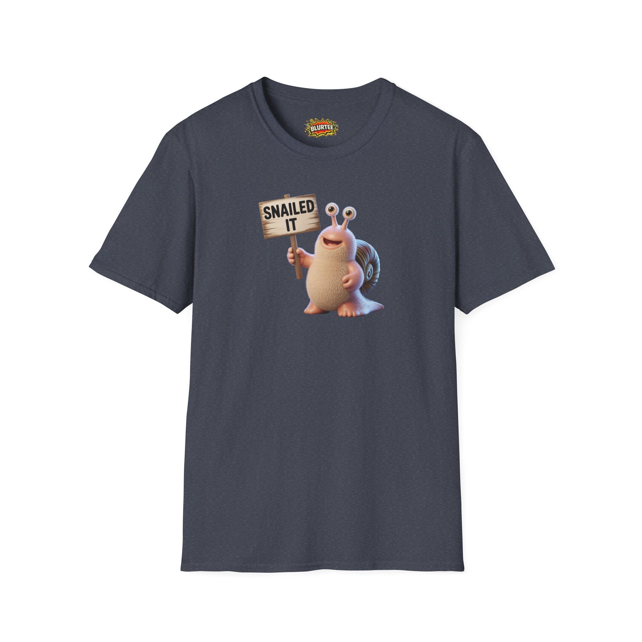 Snailed It (Nailed It) Funny Shirt | Funny Snail Shirt | Sarcastic Animal Tee | Unisex Graphic Tee | BLURTee