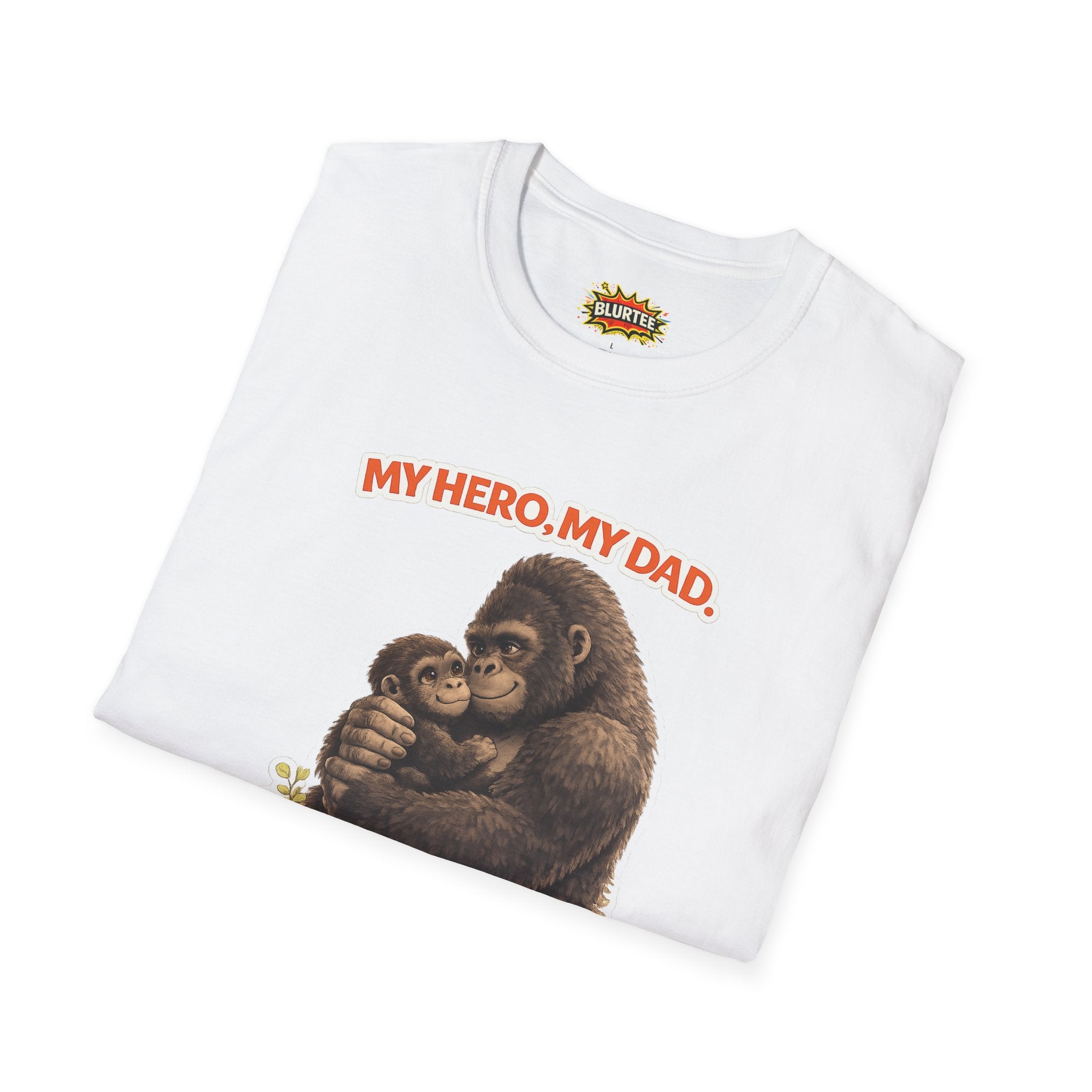 My Hero, My Dad (My Hero My Dad) Funny Shirt | Fathers Day Shirt | Dad Gift Tee | Unisex Graphic Tee | BLURTee