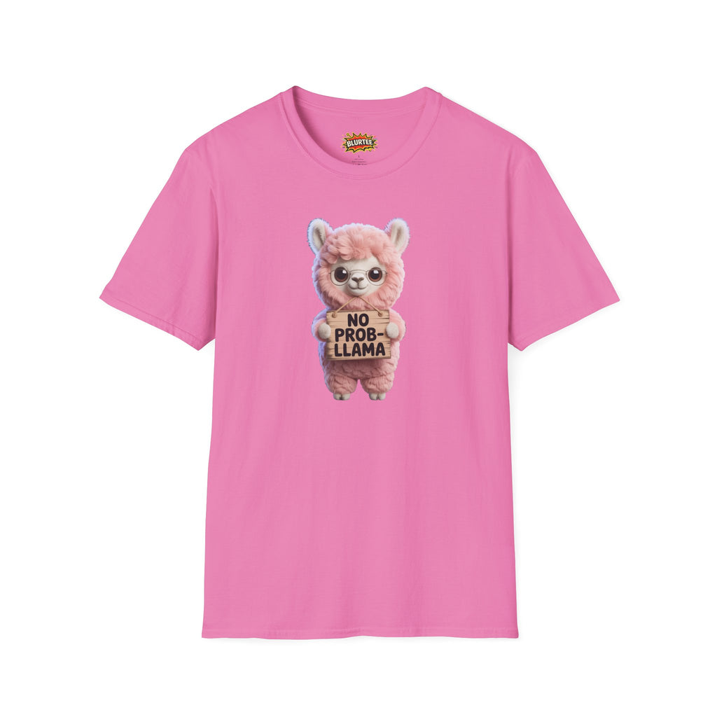 No Prob-llama (No Problem) Funny Shirt | Funny Llama Shirt | Sarcastic Animal Tee | Unisex Graphic Tee | BLURTee