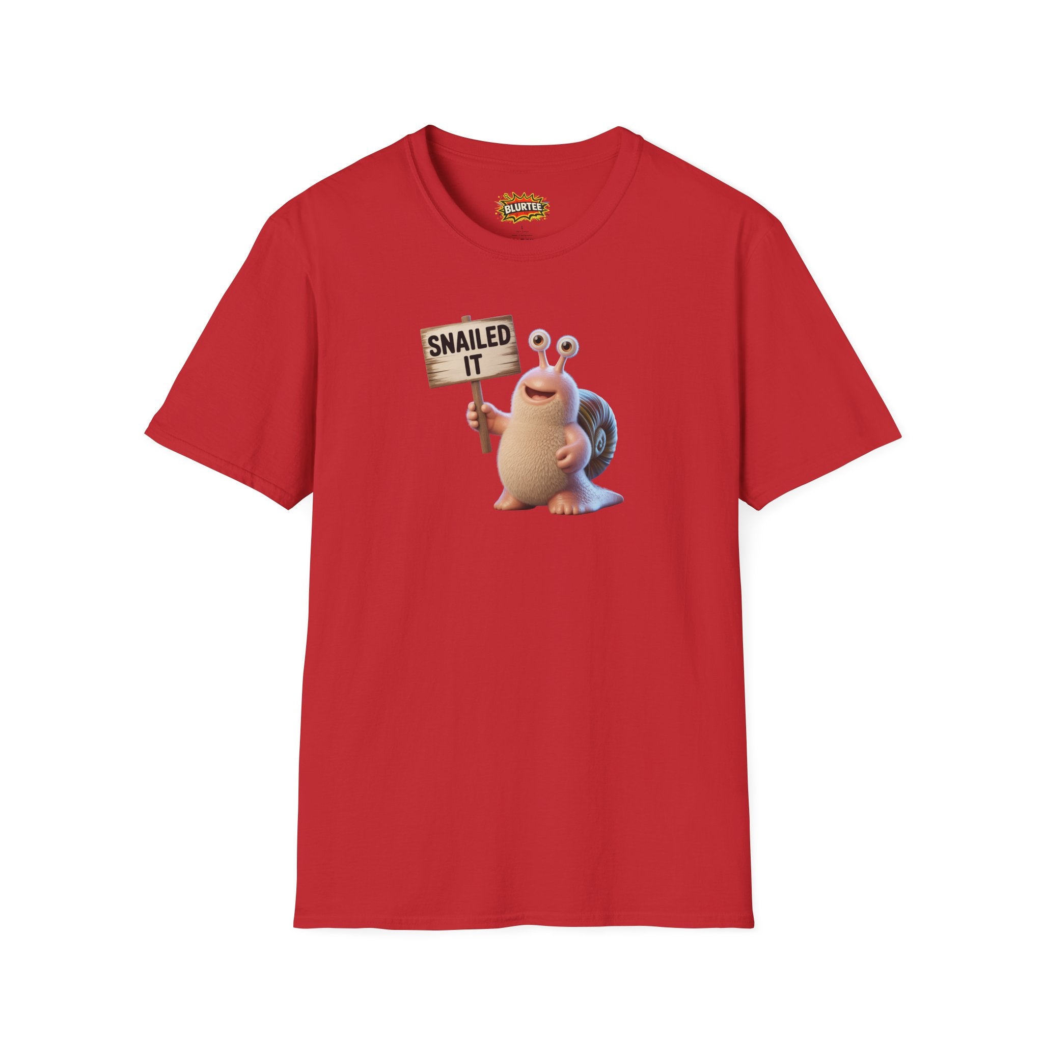 Snailed It (Nailed It) Funny Shirt | Funny Snail Shirt | Sarcastic Animal Tee | Unisex Graphic Tee | BLURTee