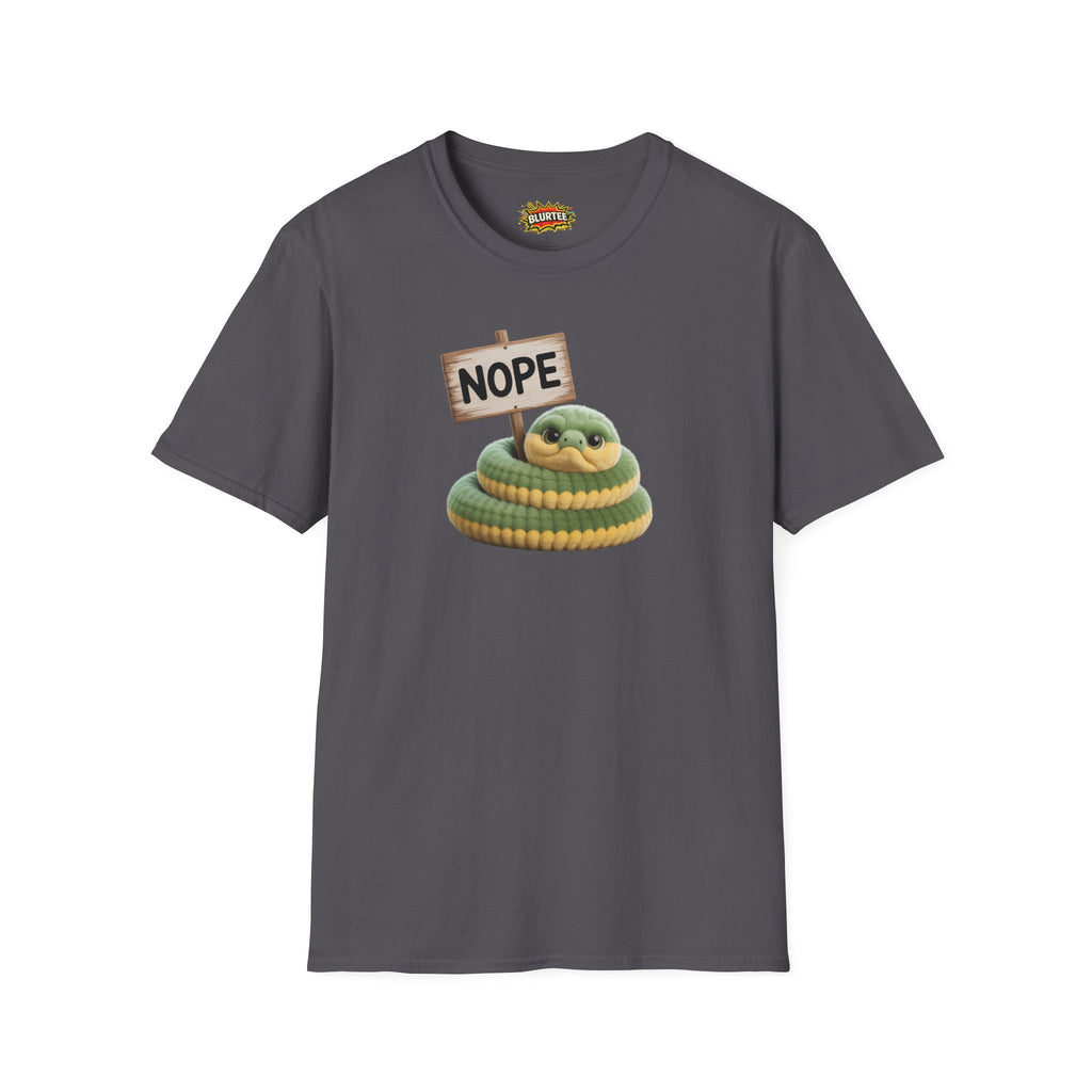 Nope Rope Funny Shirt | Funny Snake Shirt | Sarcastic Animal Tee | Unisex Graphic Tee | BLURTee
