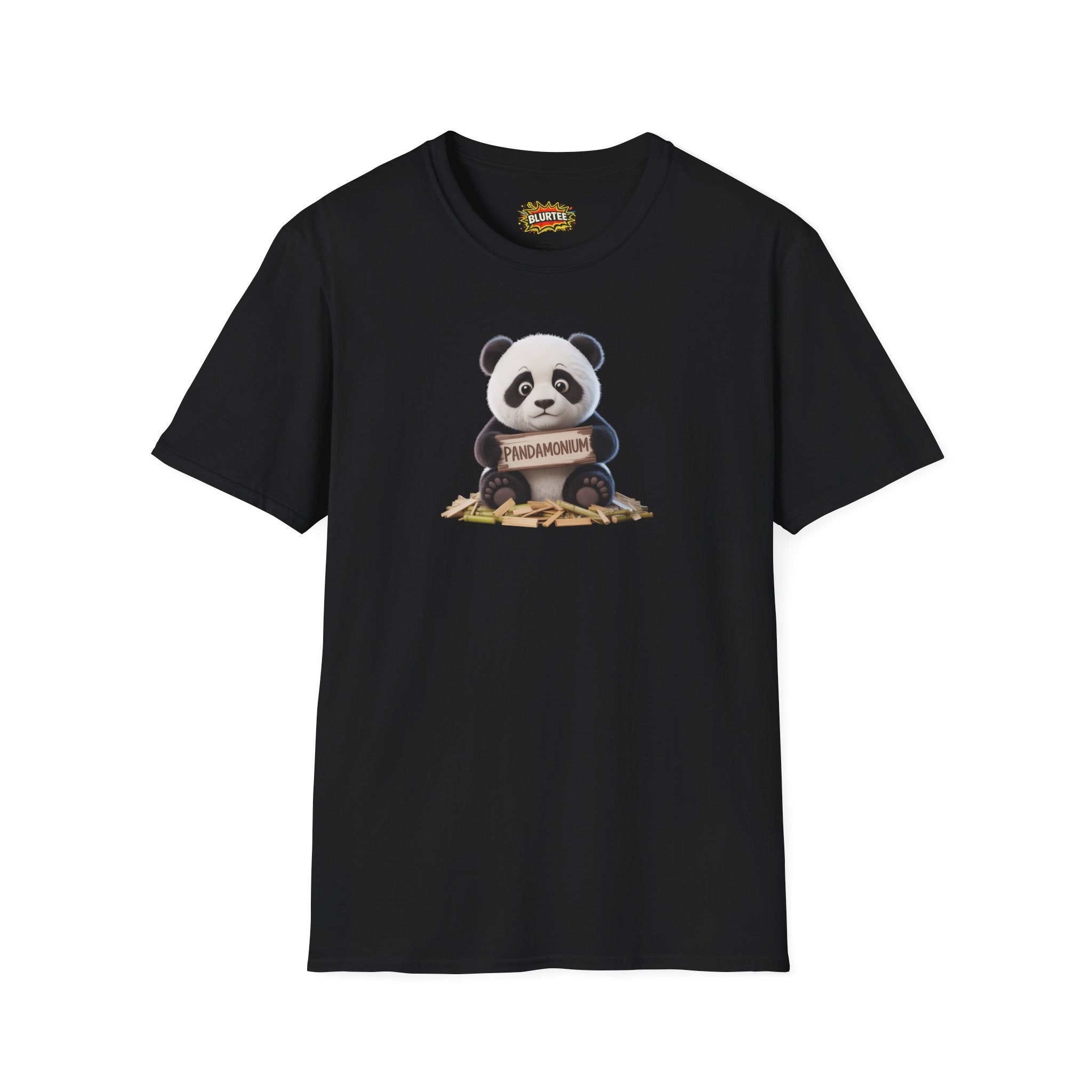 Pandamonium (Pandemonium) Funny Shirt | Funny Panda Shirt | Sarcastic Animal Tee | Unisex Graphic Tee | BLURTee