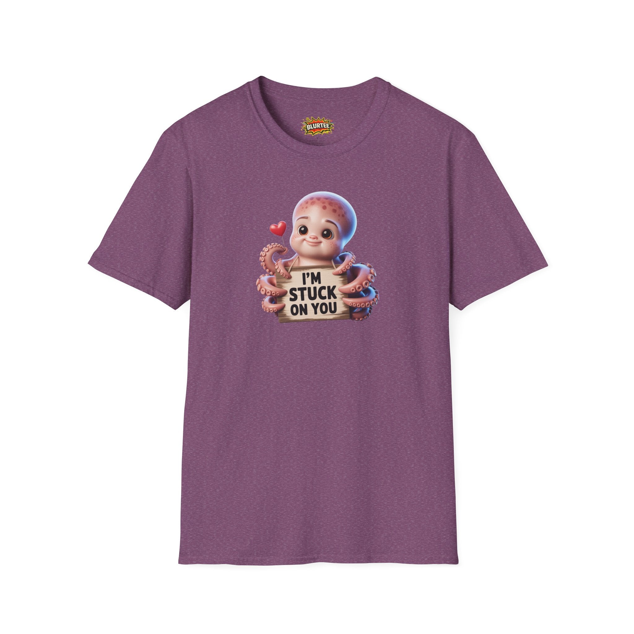 I'm Stuck on You Funny Shirt | Funny Octopus Shirt | Romantic Animal Tee | Unisex Graphic Tee | BLURTee