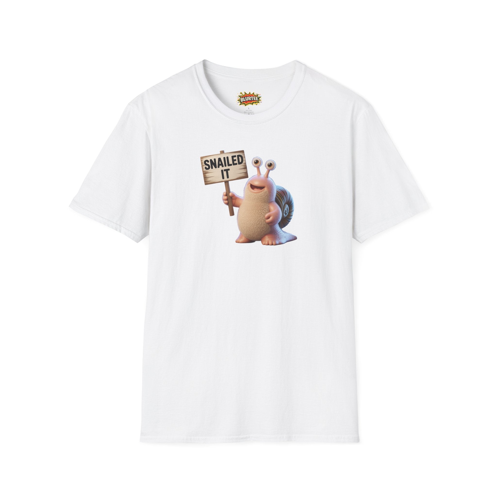 Snailed It (Nailed It) Funny Shirt | Funny Snail Shirt | Sarcastic Animal Tee | Unisex Graphic Tee | BLURTee